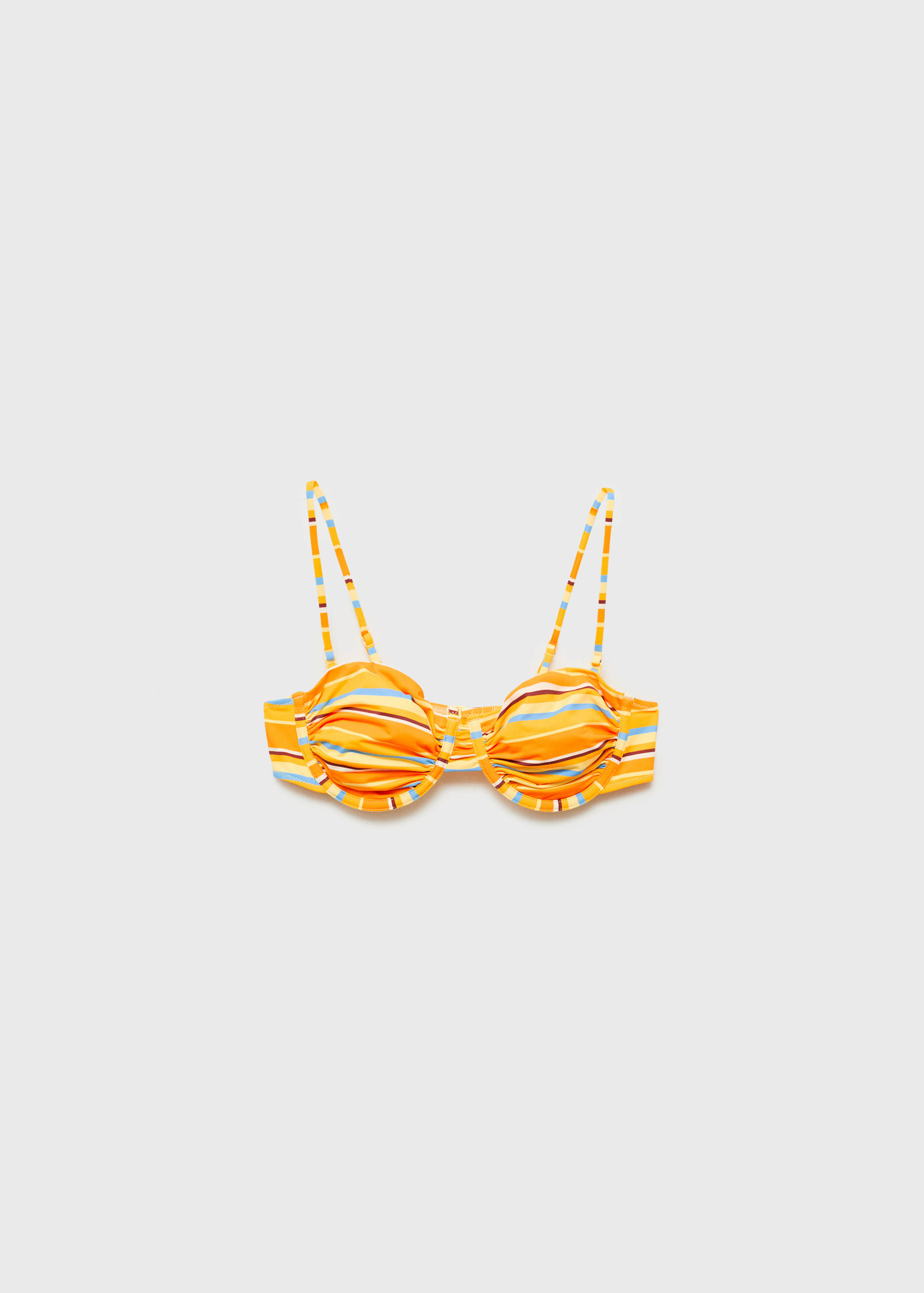 Stripe-print hoop bikini top - Article without model