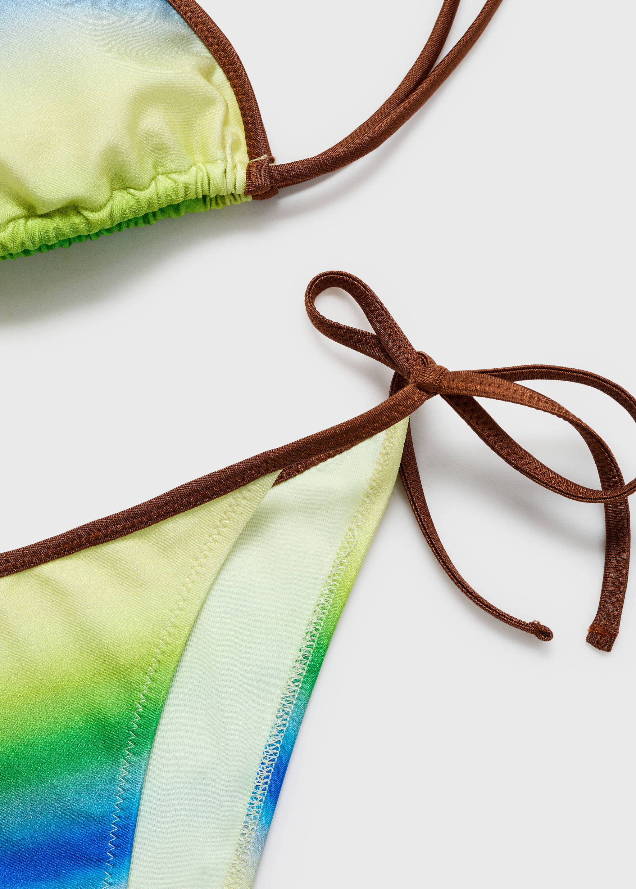 Gradient-effect bikini bottoms - Details of the article 0