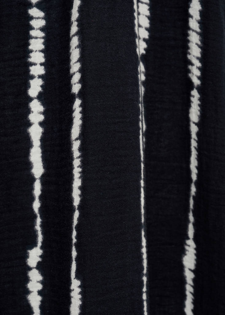 Long tie-dye dress — Black