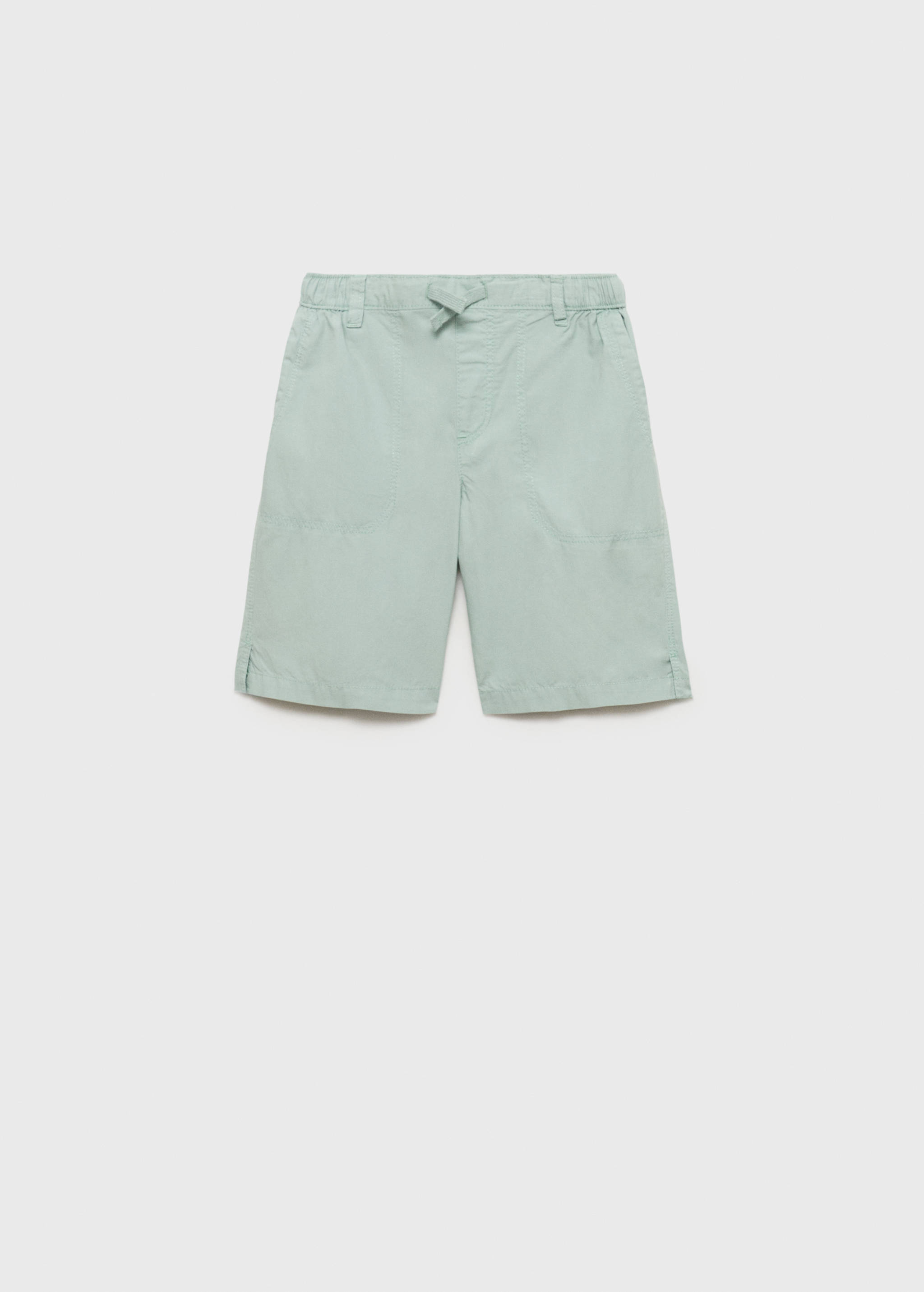 Elastic waist Bermuda shorts - Article without model