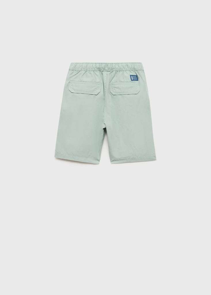 Elastic waist Bermuda shorts - thumbnail 3
