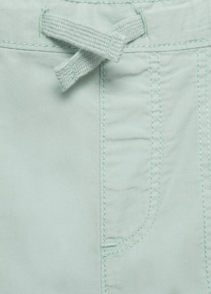 Elastic waist Bermuda shorts - thumbnail 6