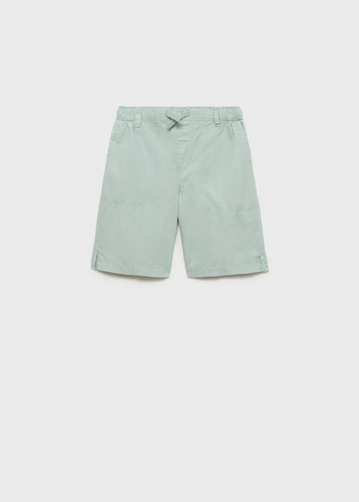 Elastic waist Bermuda shorts - thumbnail 4