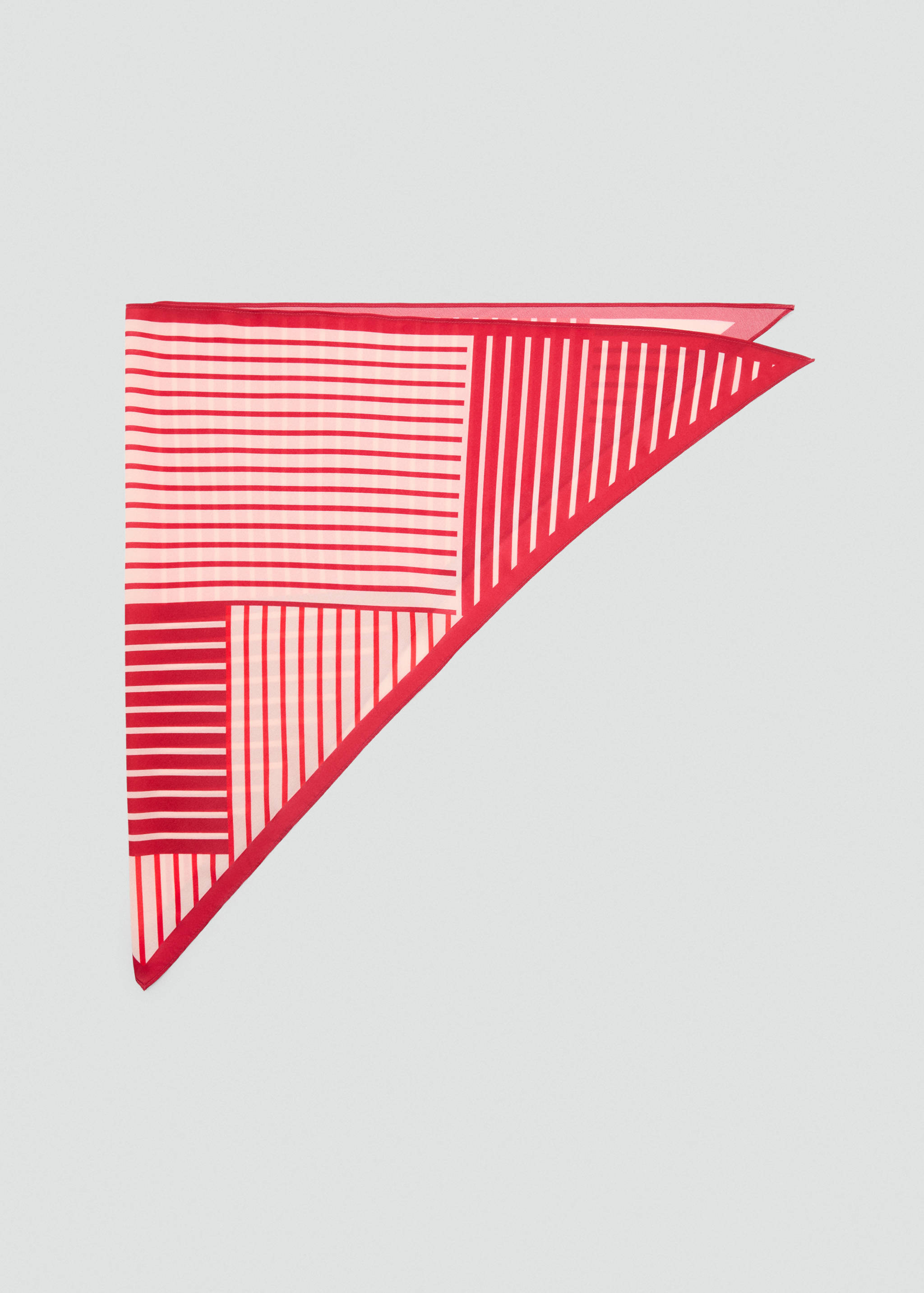 Abstract stripe-print scarf - Article without model