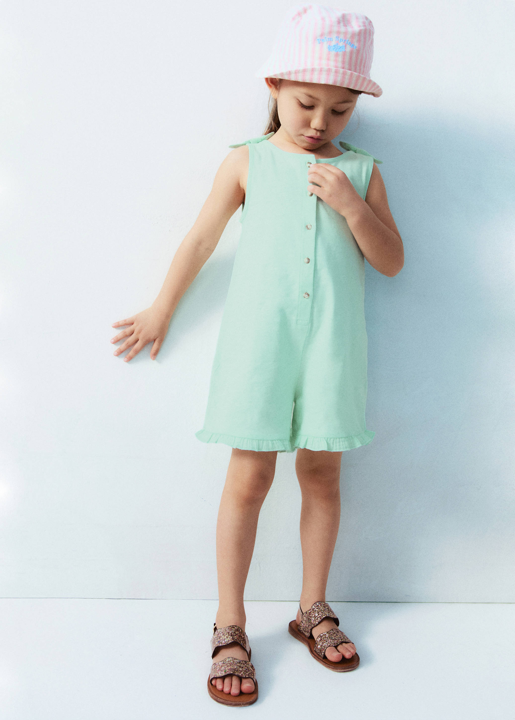 بذلة رياضية قصيرة بعقدة - تفاصيل المنتج 5