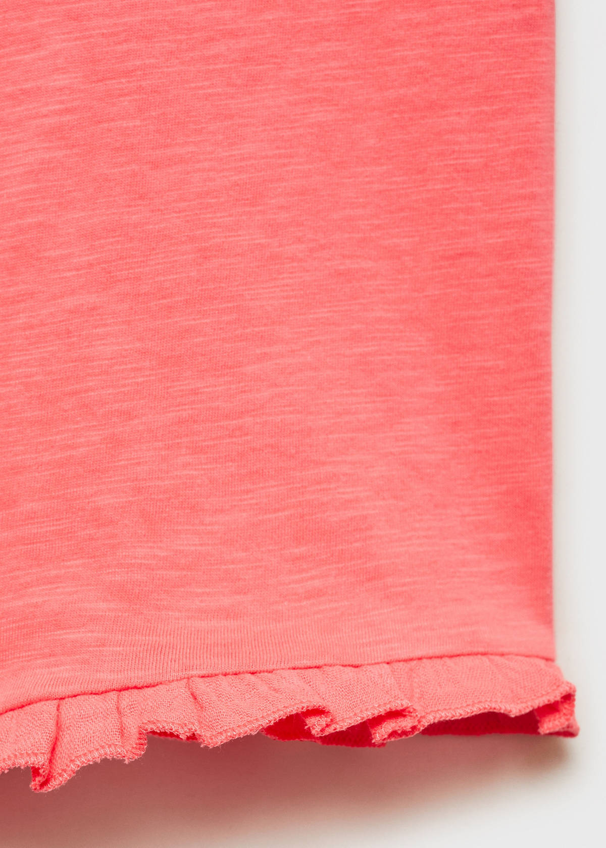 Short jumpsuit with bow detail — Coral Red
