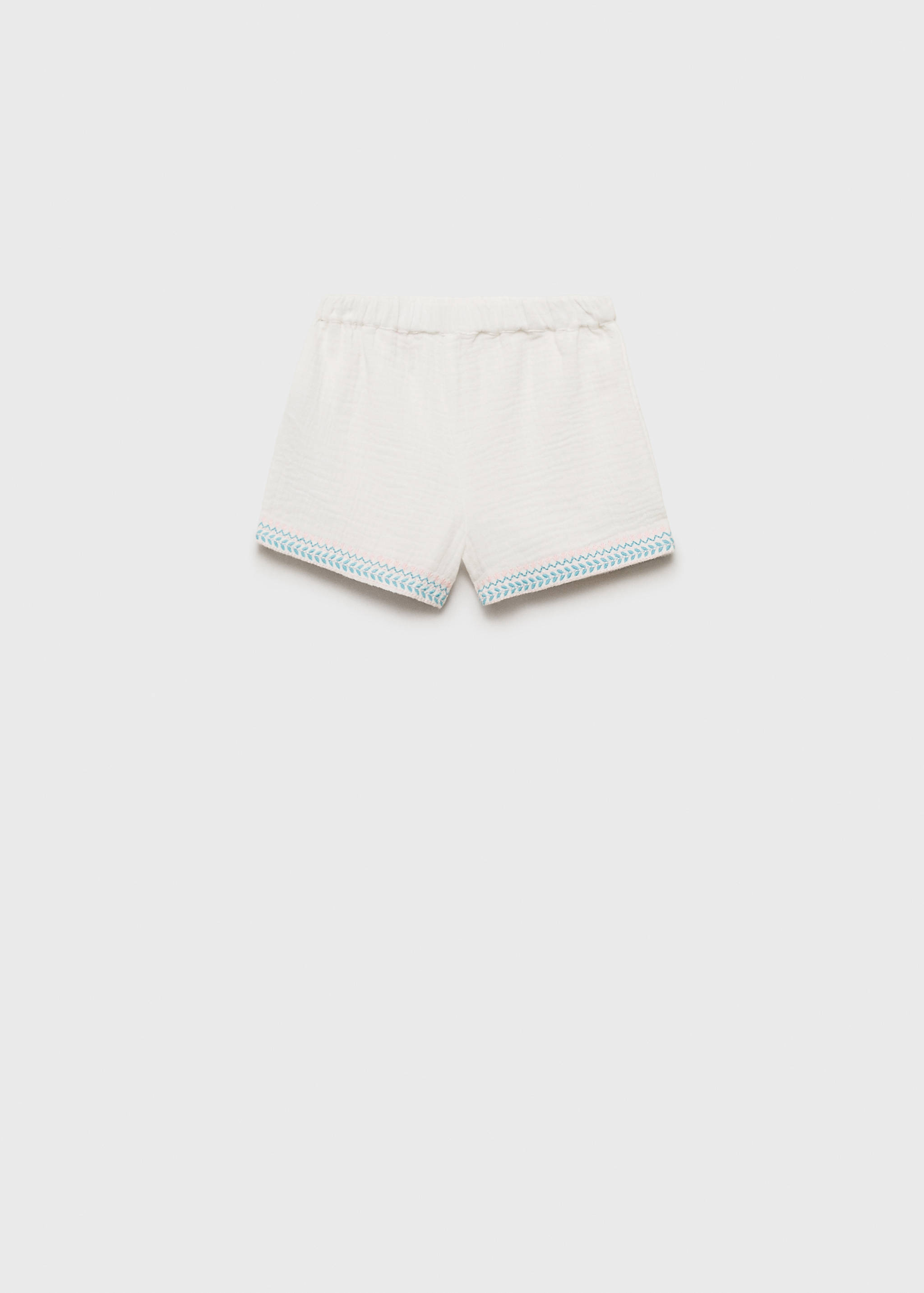 Short plissé brodé - Article sans modèle