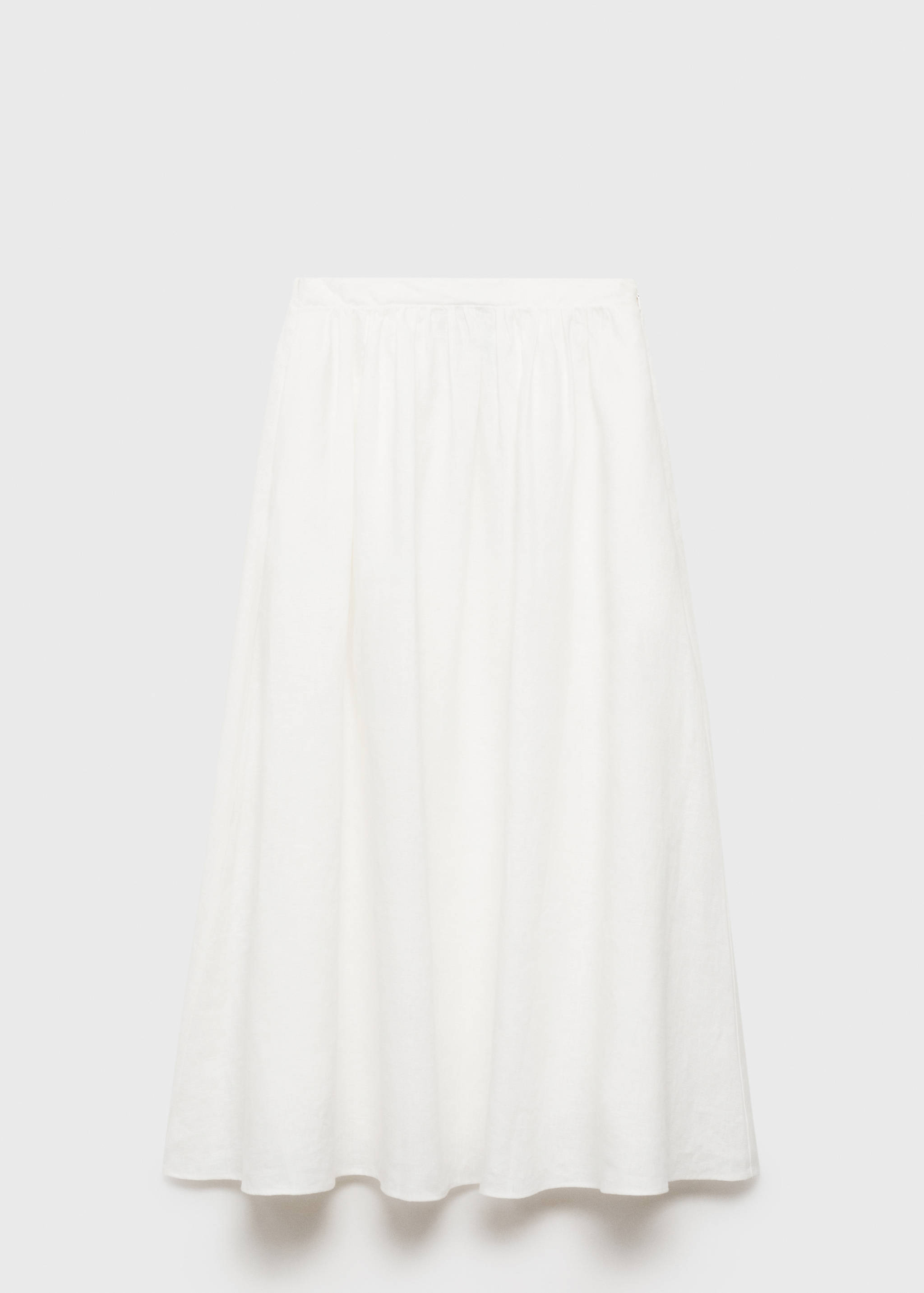 Flared linen skirt - Article without model