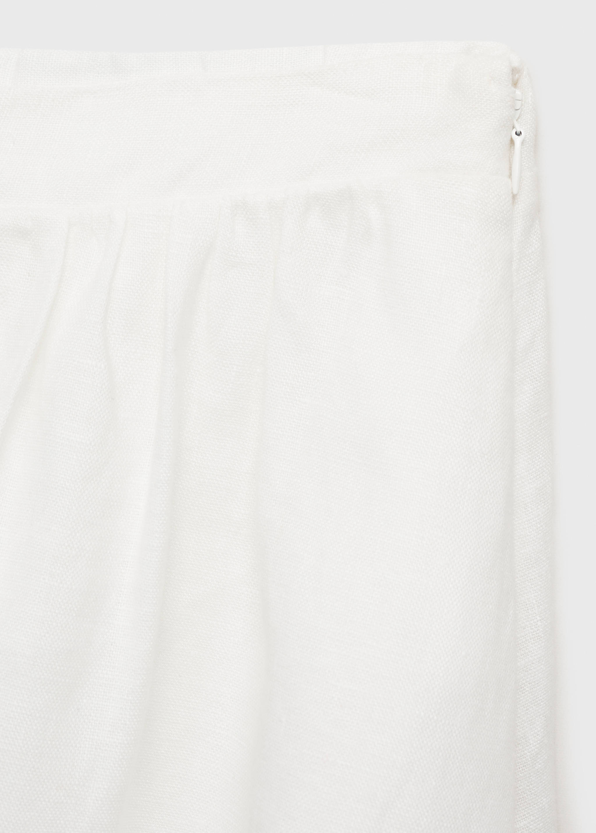 Flared linen skirt - Details of the article 8
