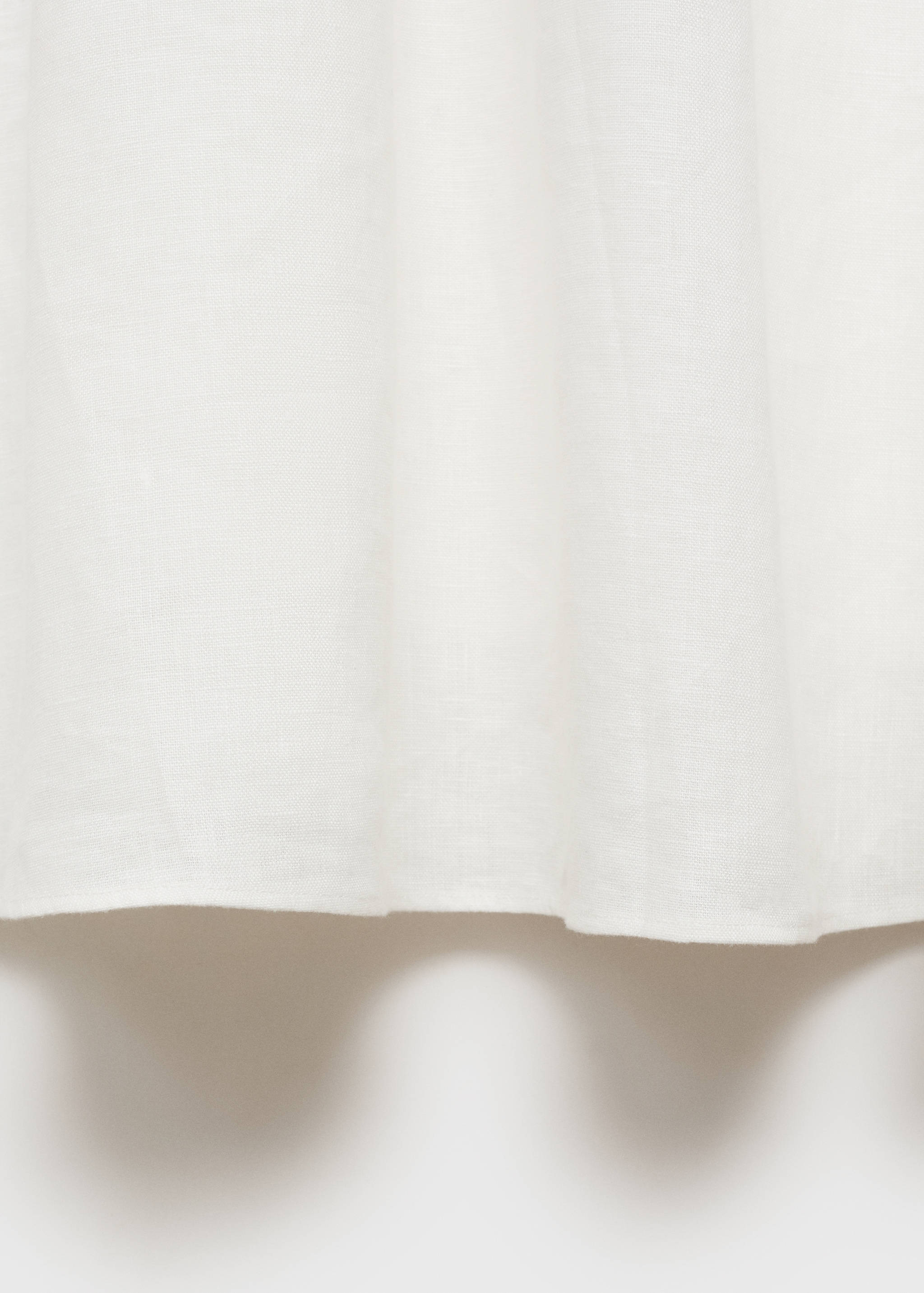 Flared linen skirt - Details of the article 0