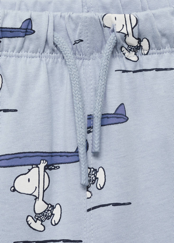 Snoopy bermuda shorts — Sky Blue