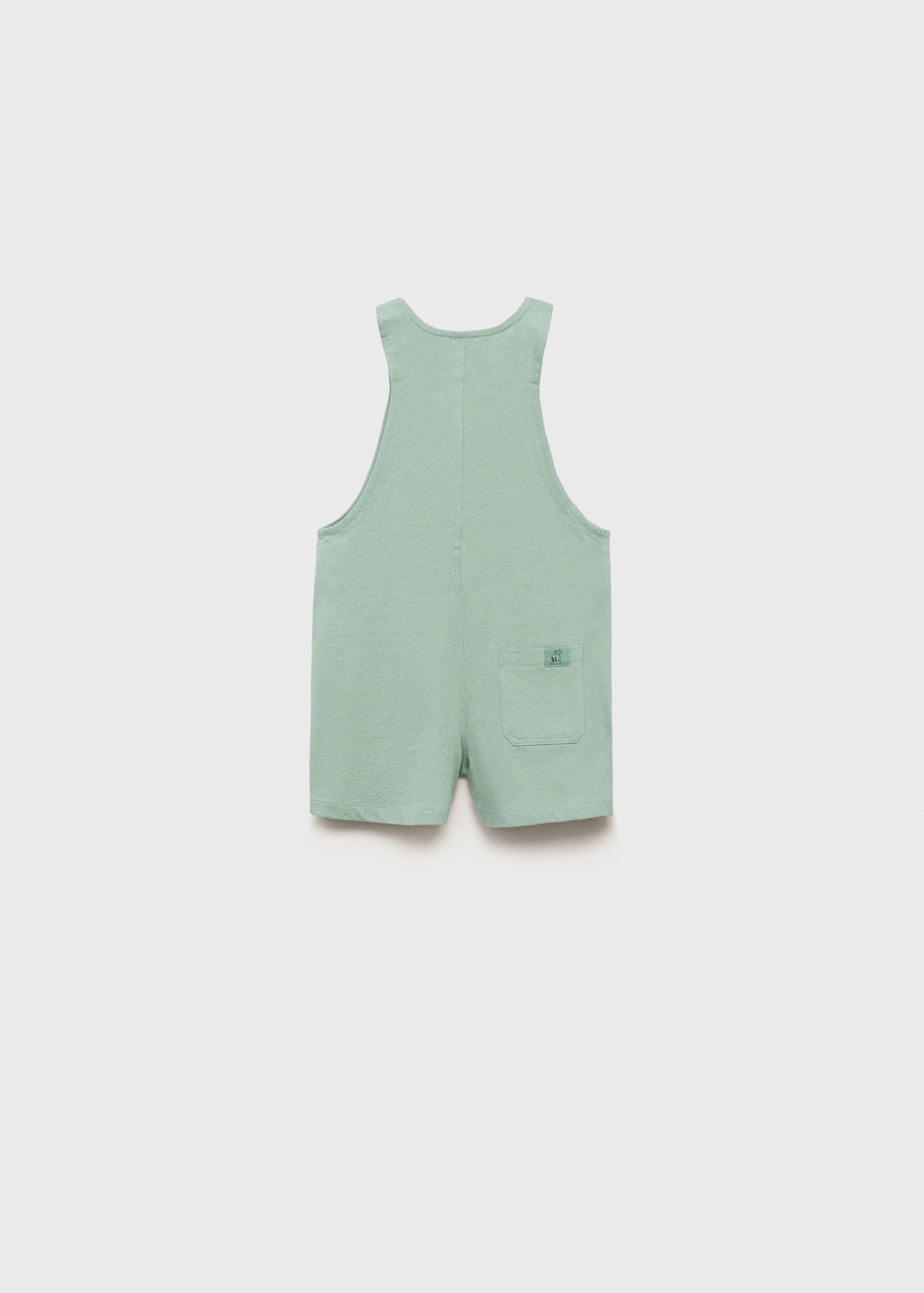 Short cotton dungarees - Reverse of the article