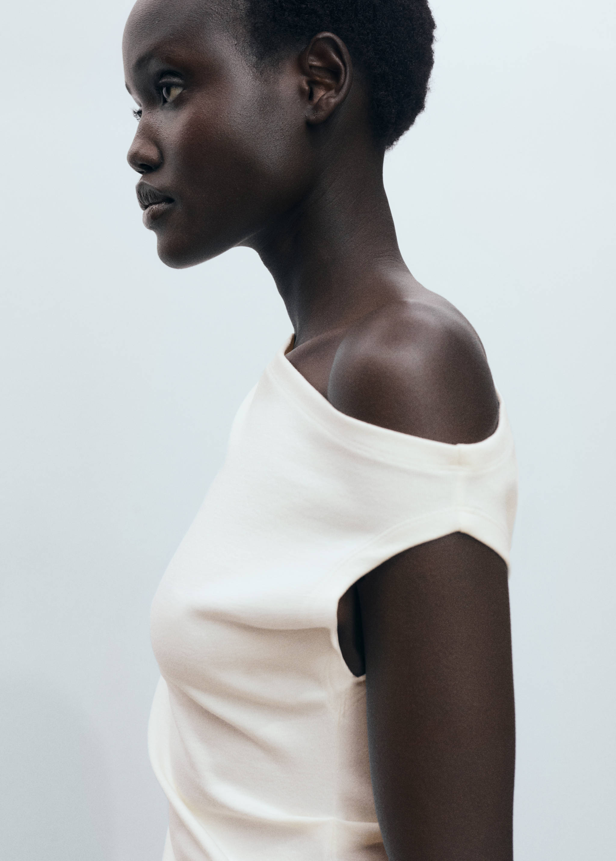 Ασύμμετρο τοπ από modal - Λεπτομέρεια του προϊόντος 1