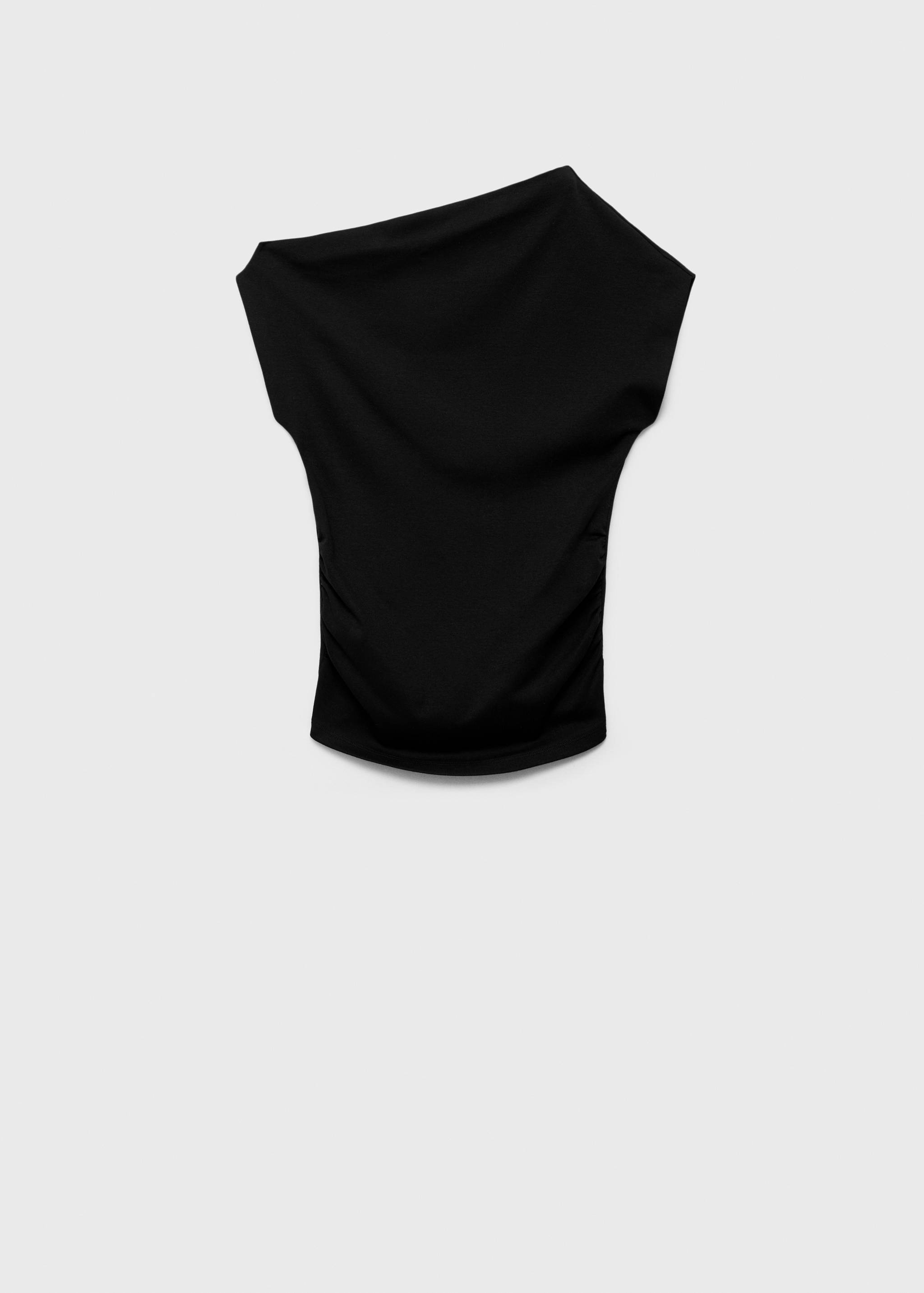 Top asymétrique drapé - Article sans modèle