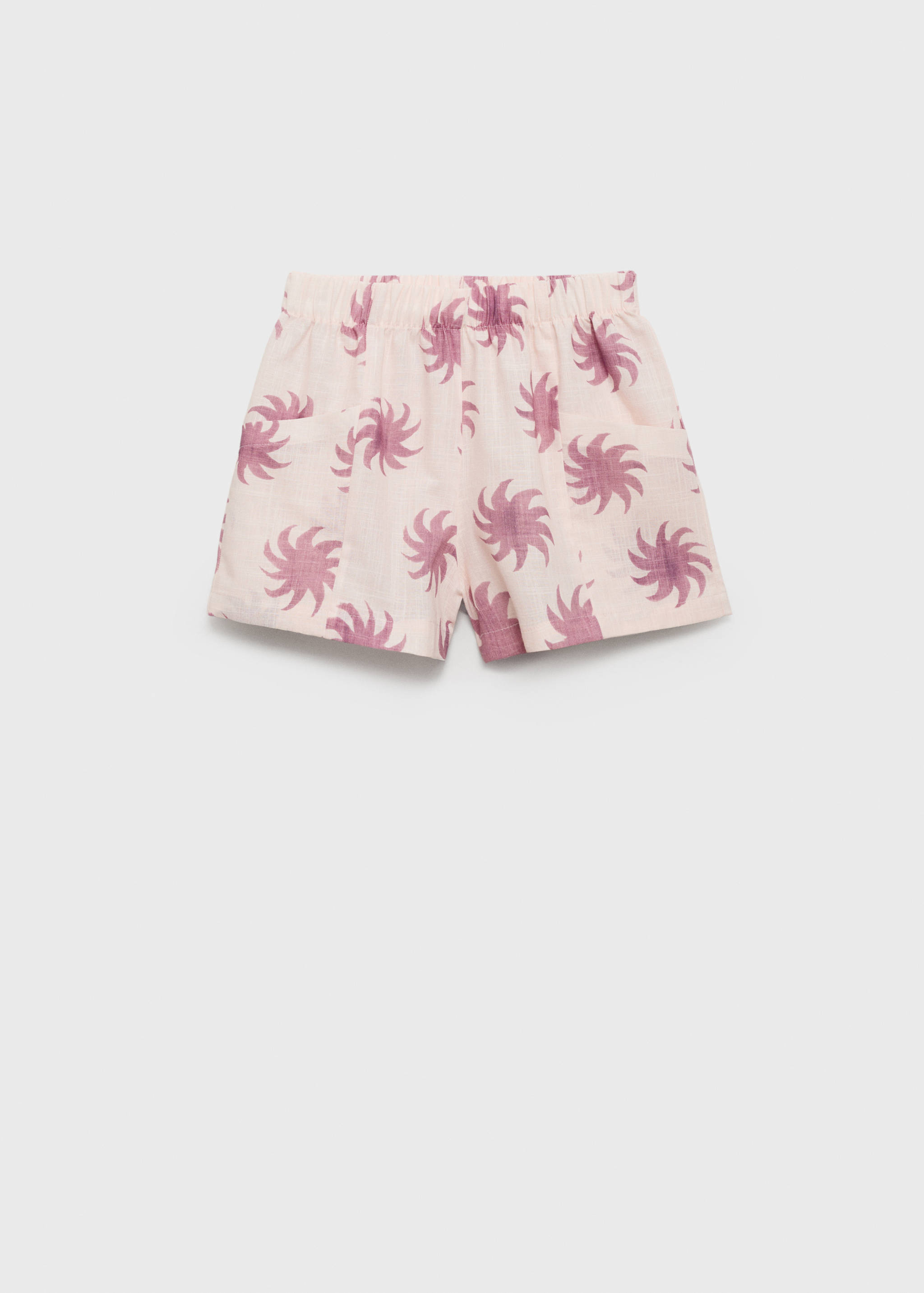 Printed cotton shorts - Article without model