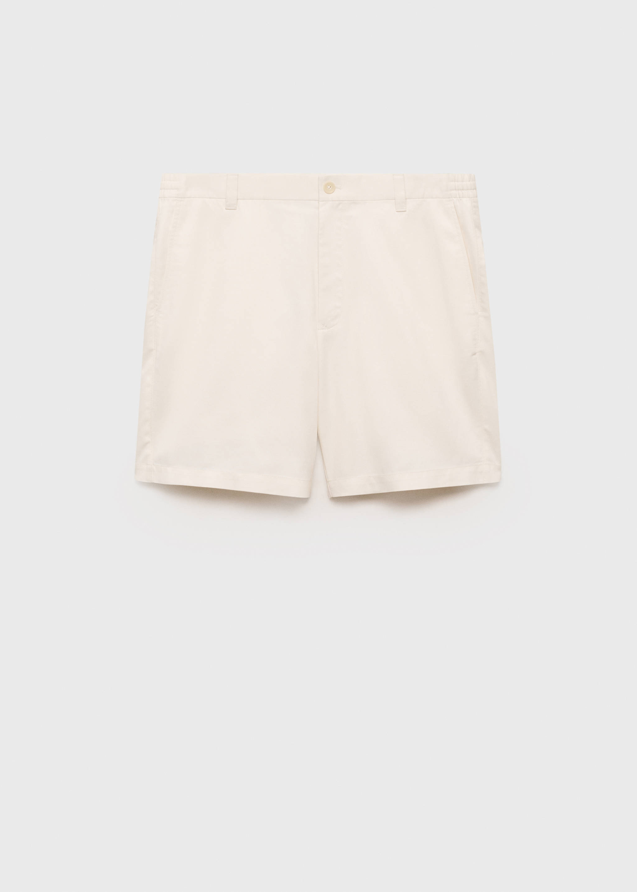 Straight fluid bermuda shorts - Article without model
