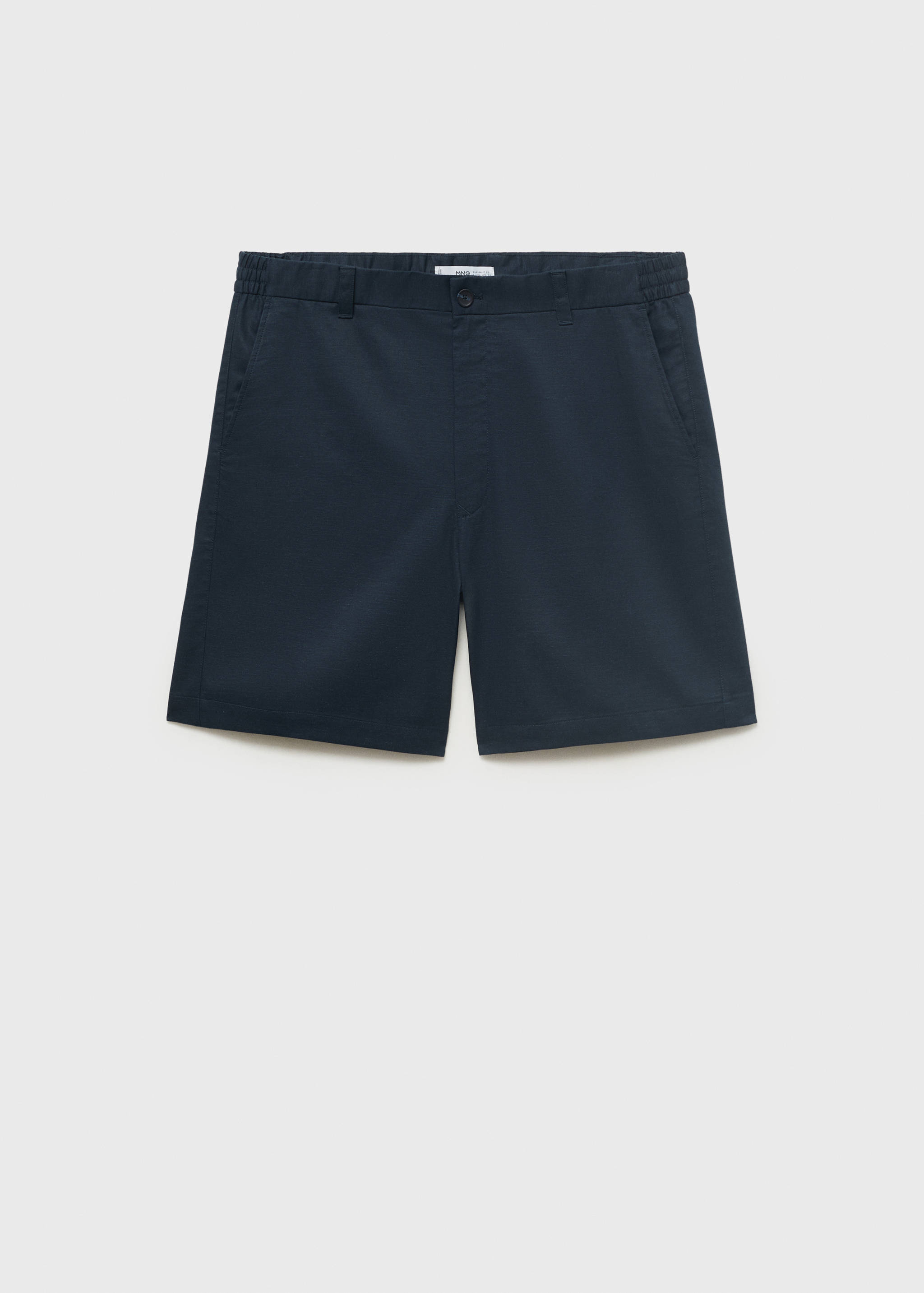 Straight fluid bermuda shorts - Article without model