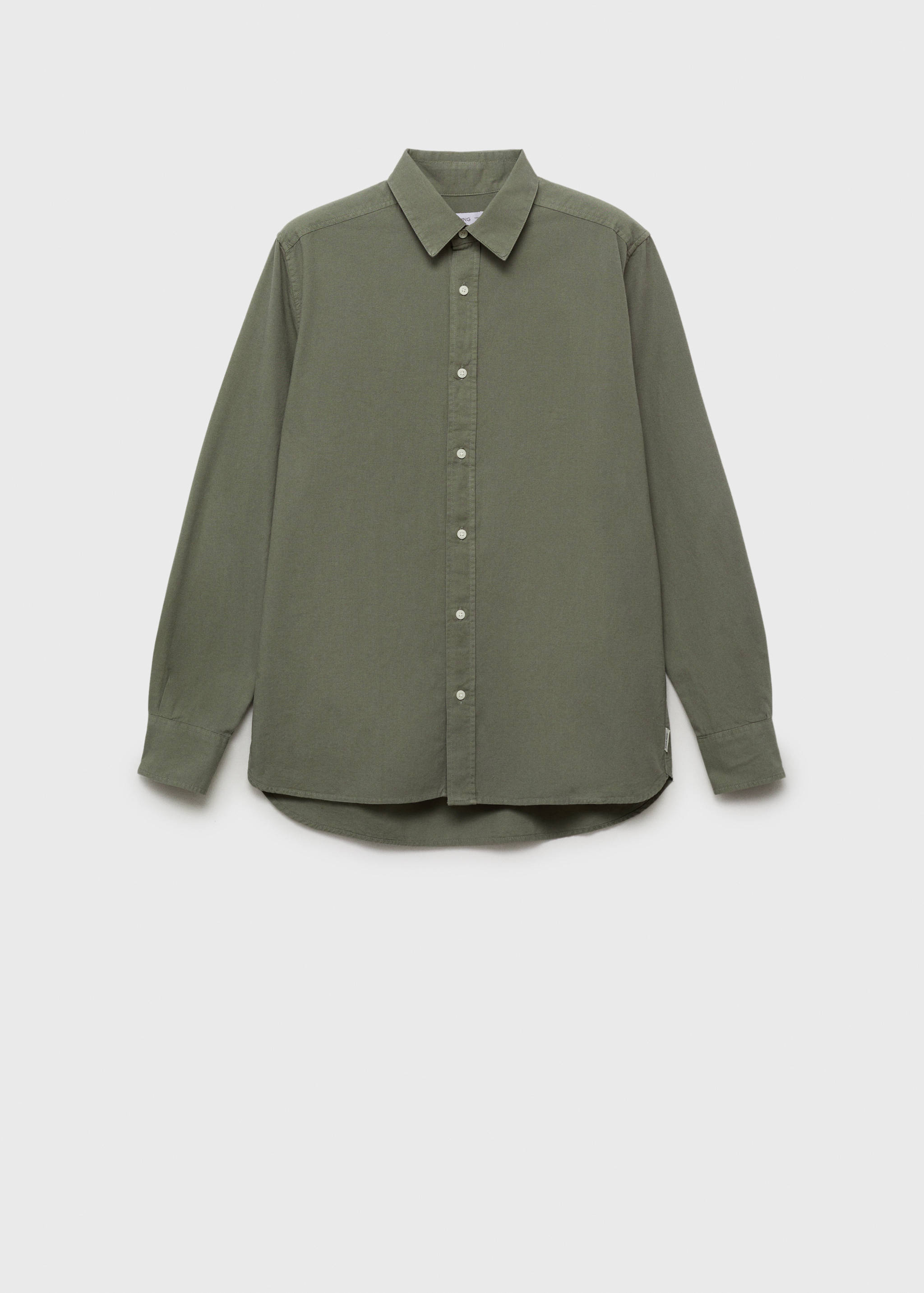 Linen oxford shirt - Article without model
