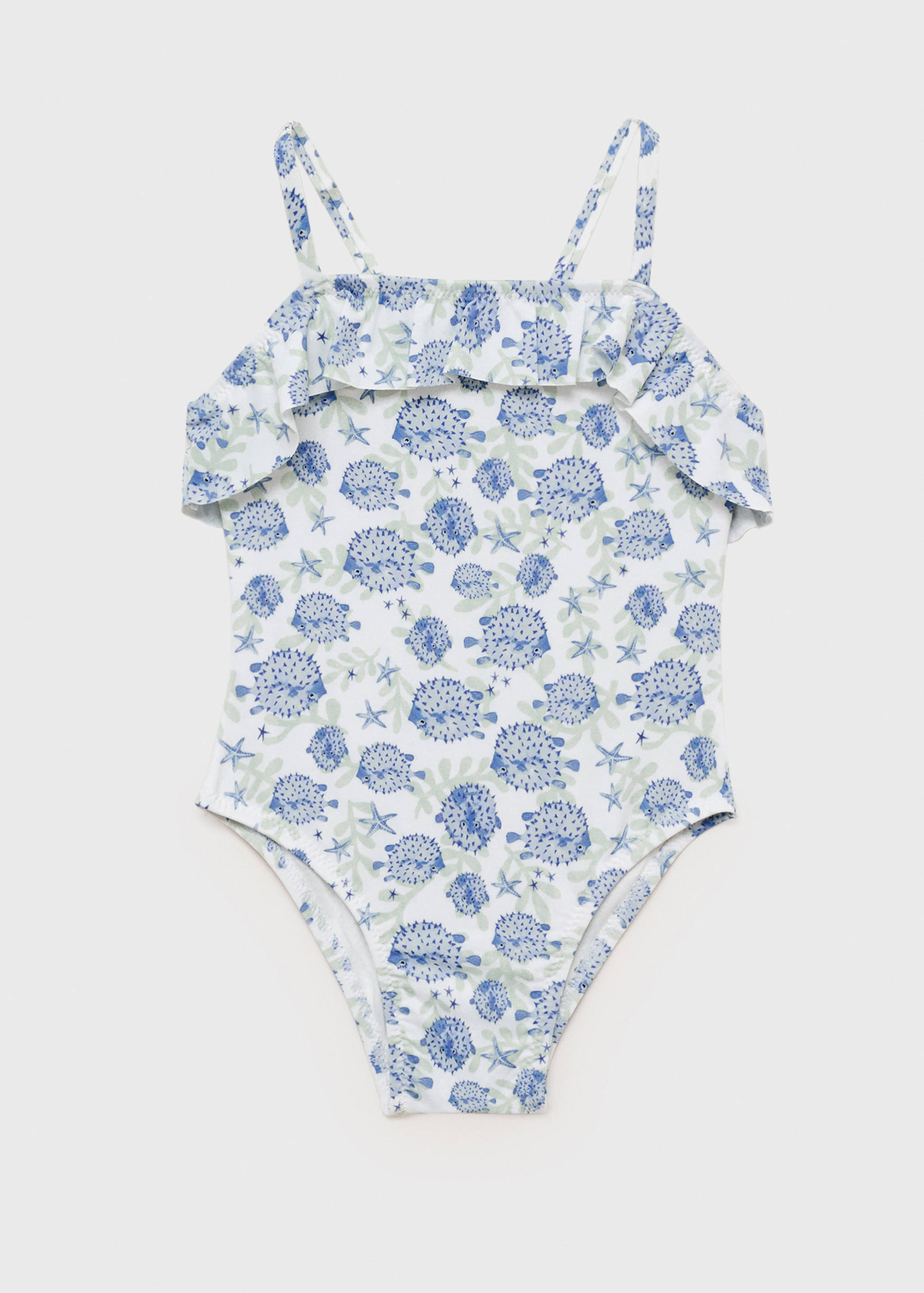 Ruffle print swimsuit - Details of the article 2
