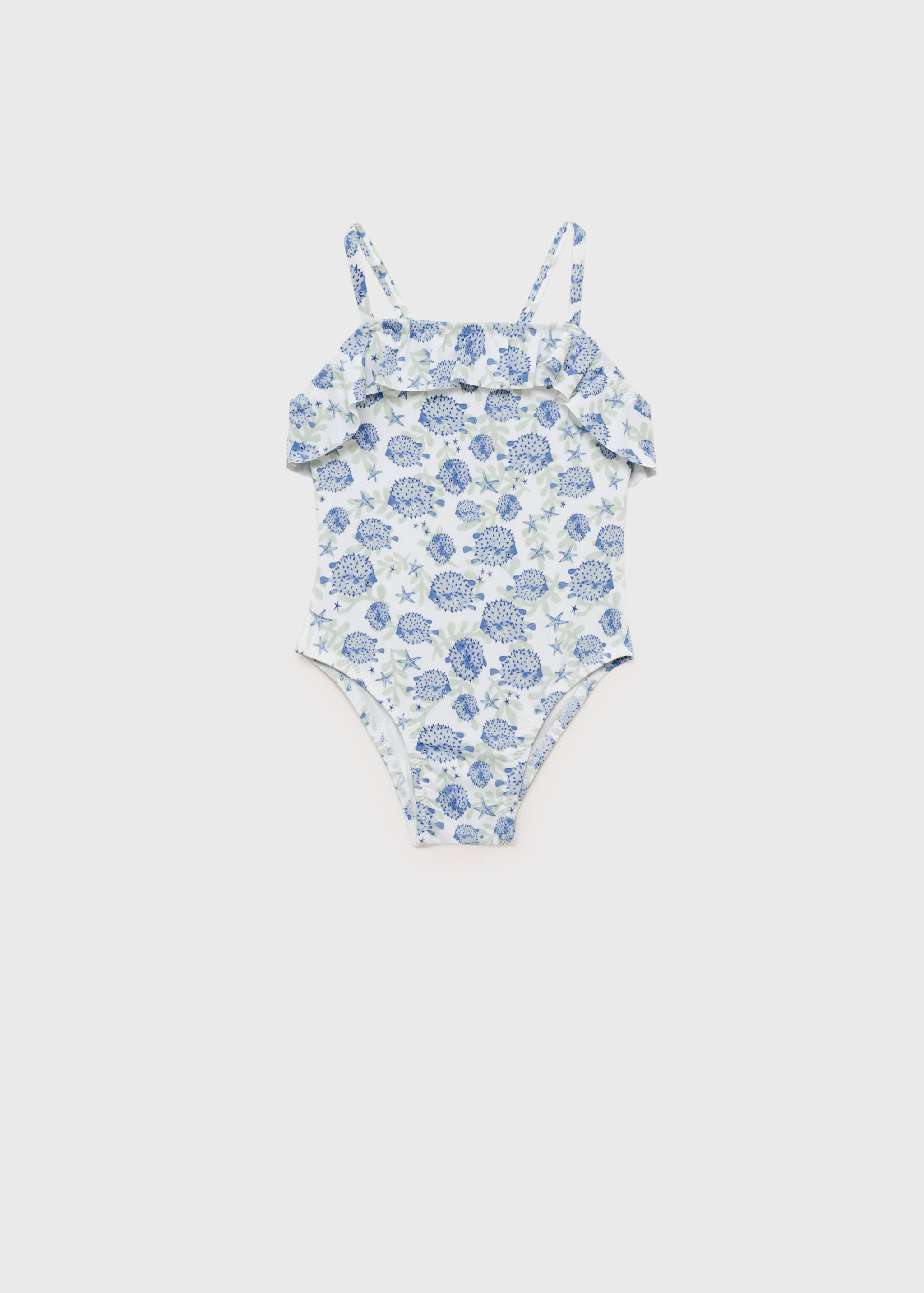 Ruffle print swimsuit - Article without model
