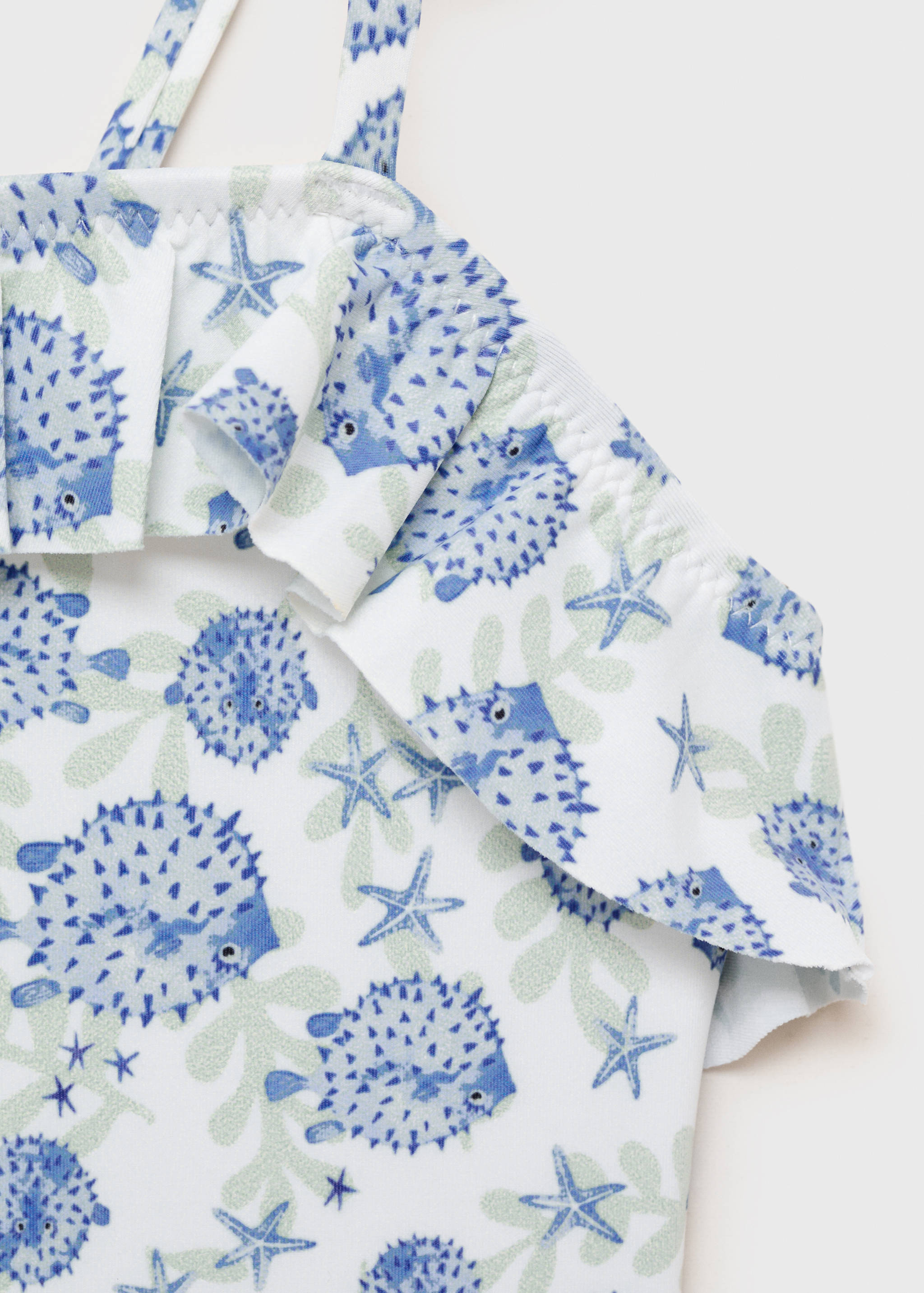 Ruffle print swimsuit - Details of the article 8