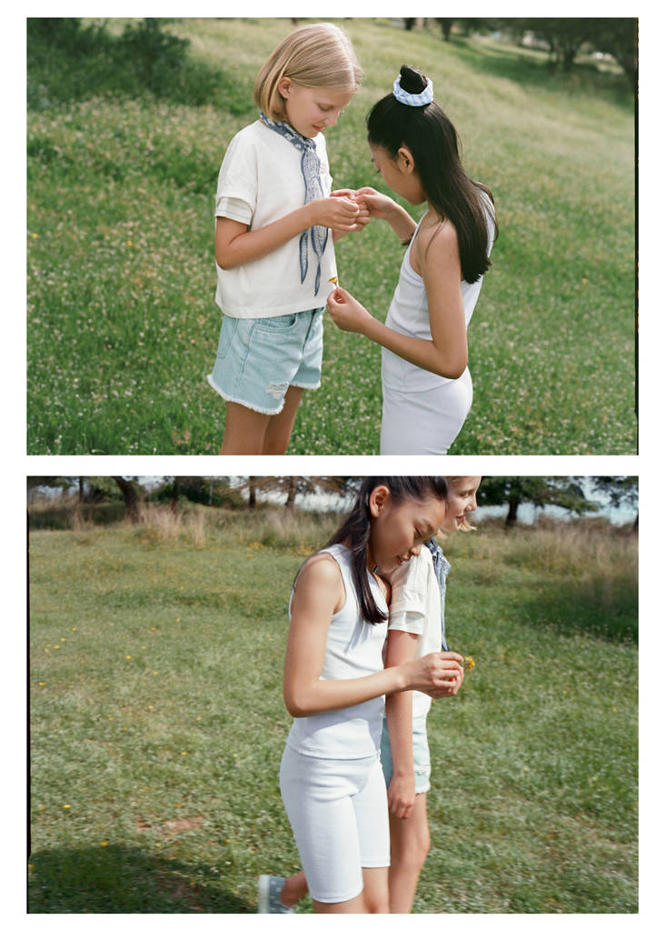 Ribbed short leggings — Sky Blue
