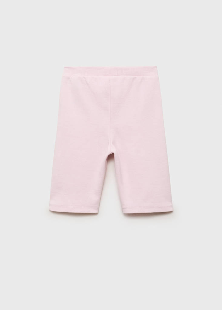 Ribbed short leggings — Pink