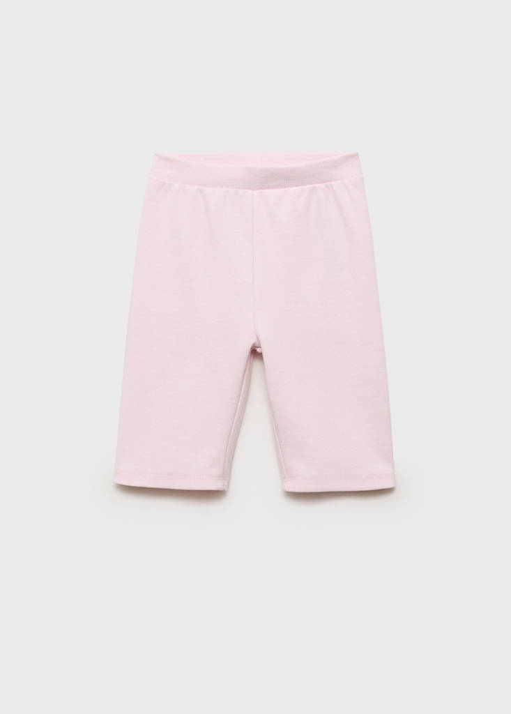 Ribbed short leggings — Pink