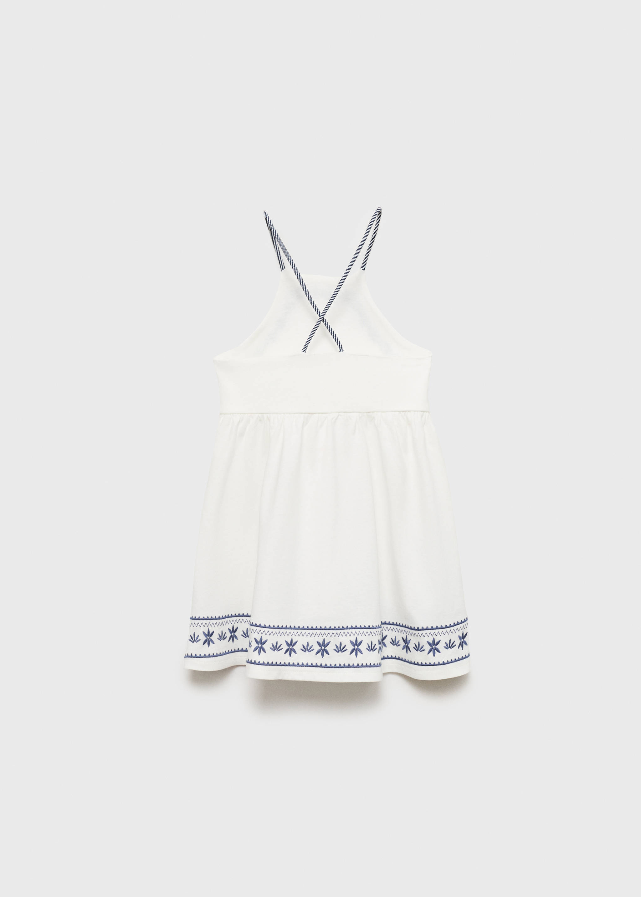 Embroidered detail dress - Reverse of the article