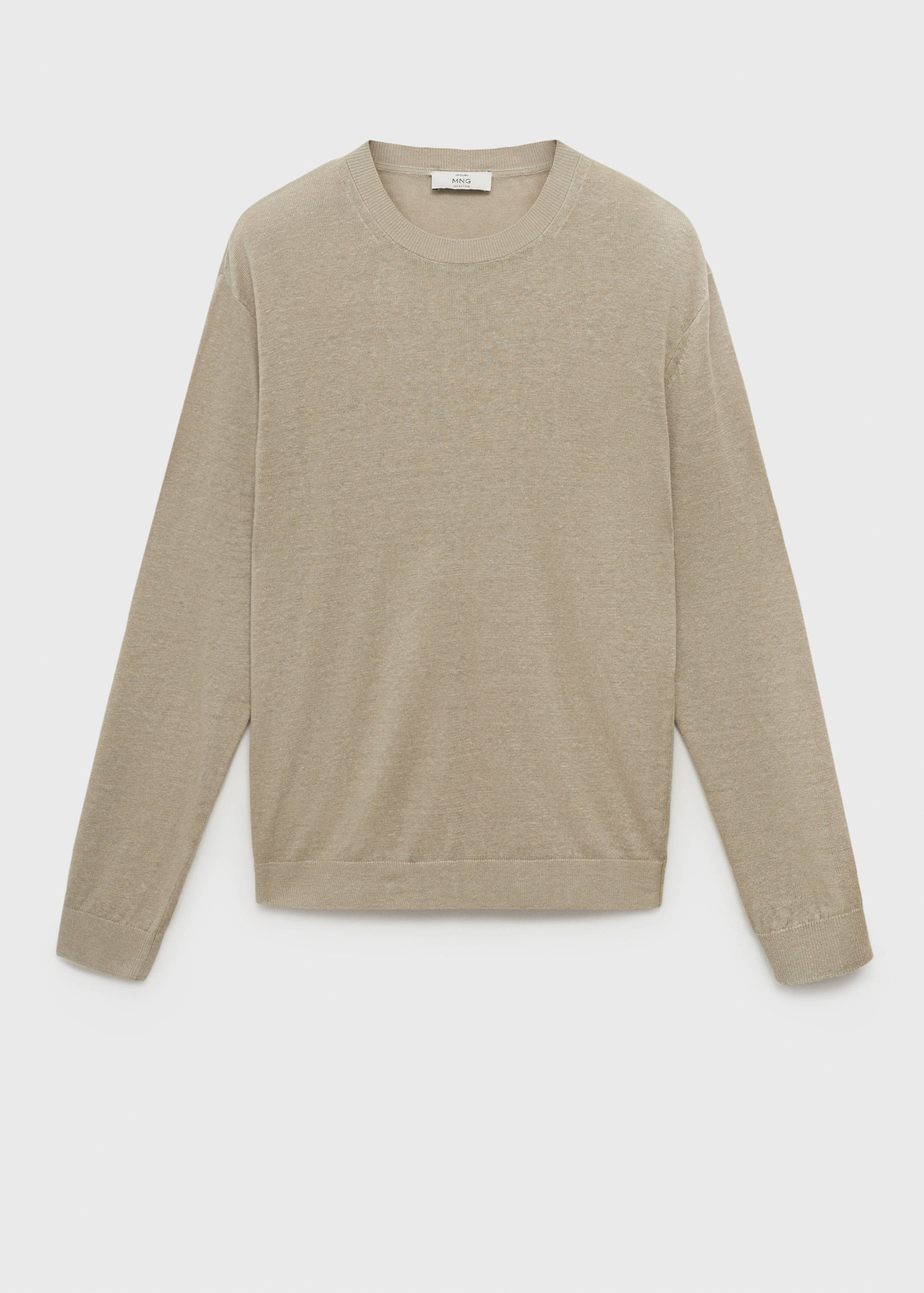 100% linen flowy sweater - Article without model