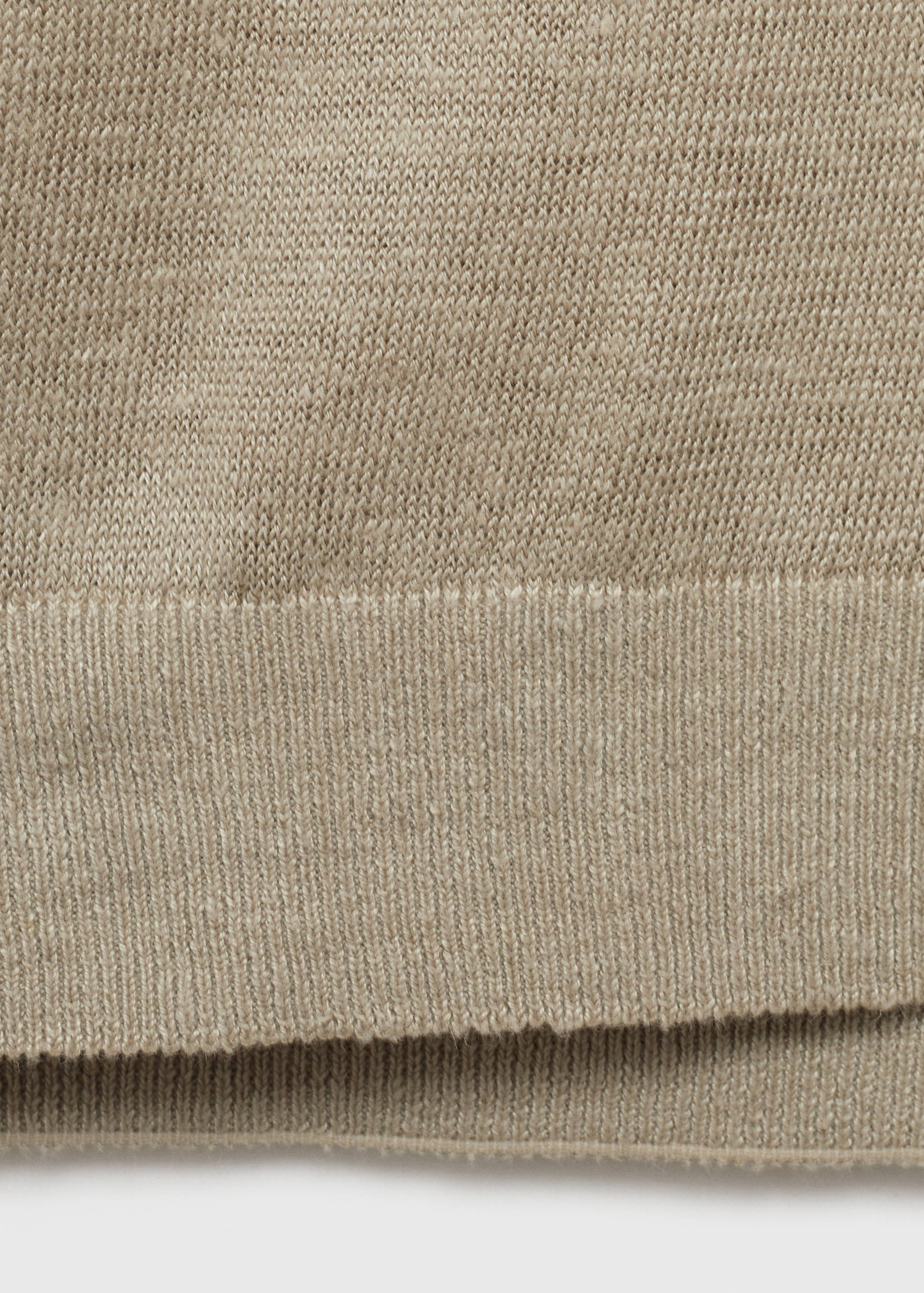 100% linen flowy sweater - Details of the article 0