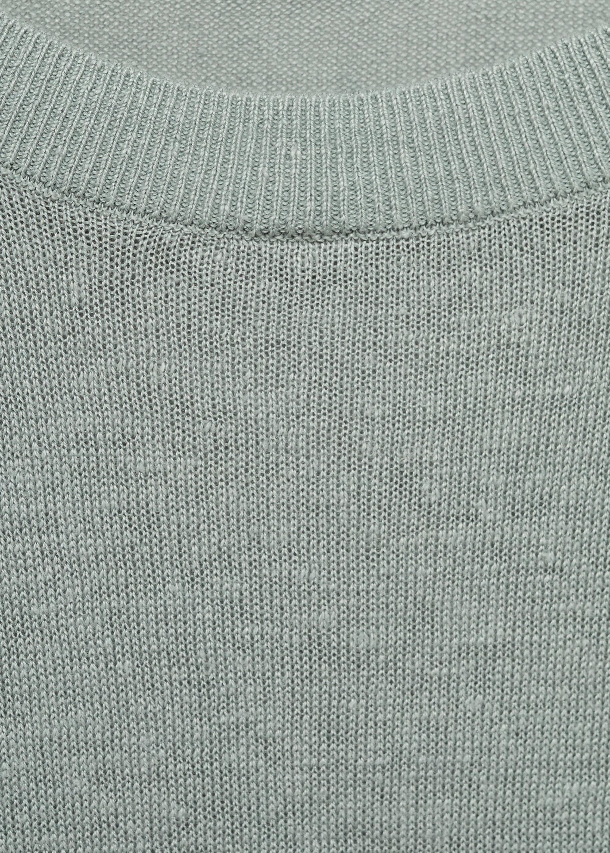 100% linen flowy sweater - Details of the article 8