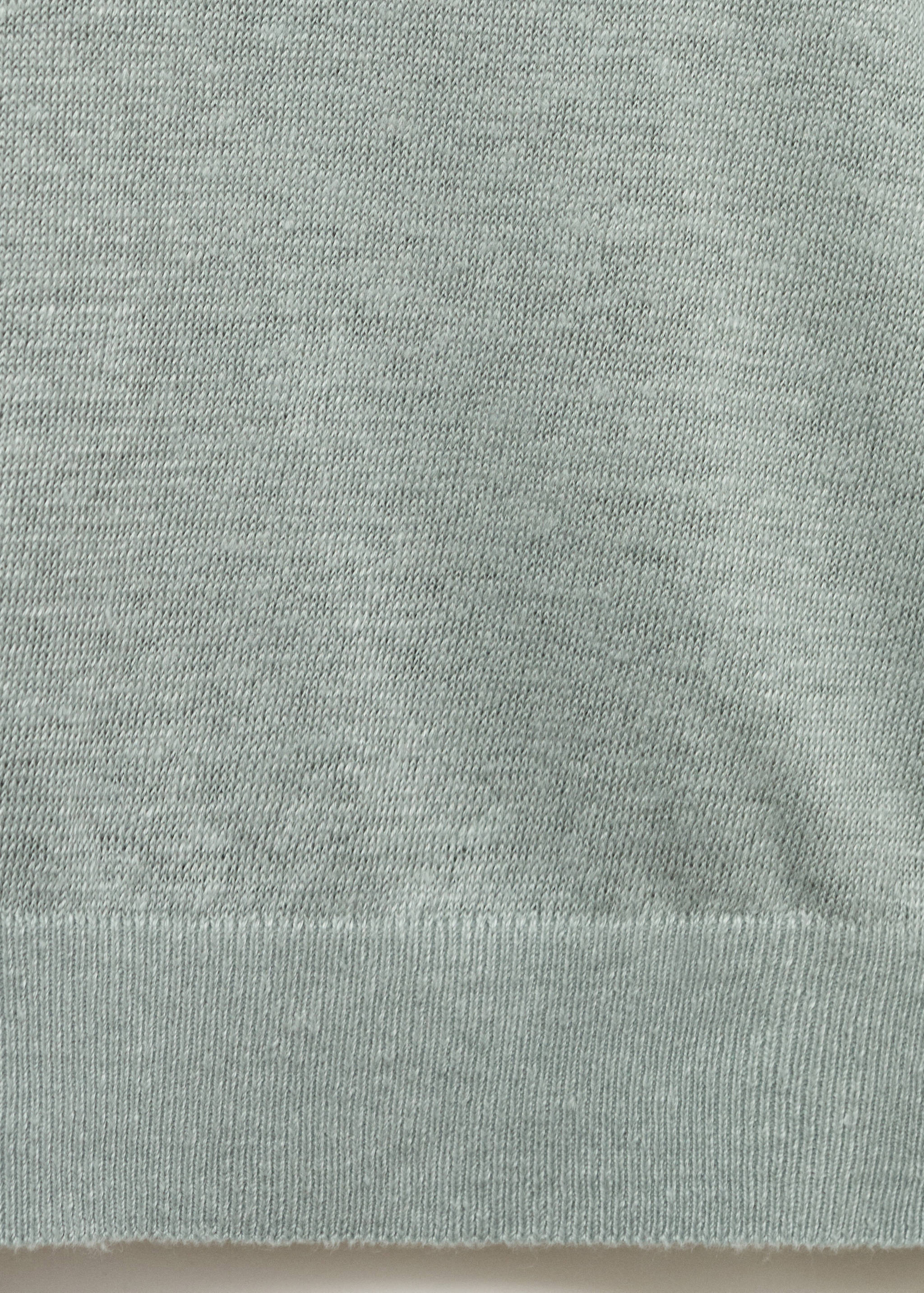 100% linen flowy sweater - Details of the article 0