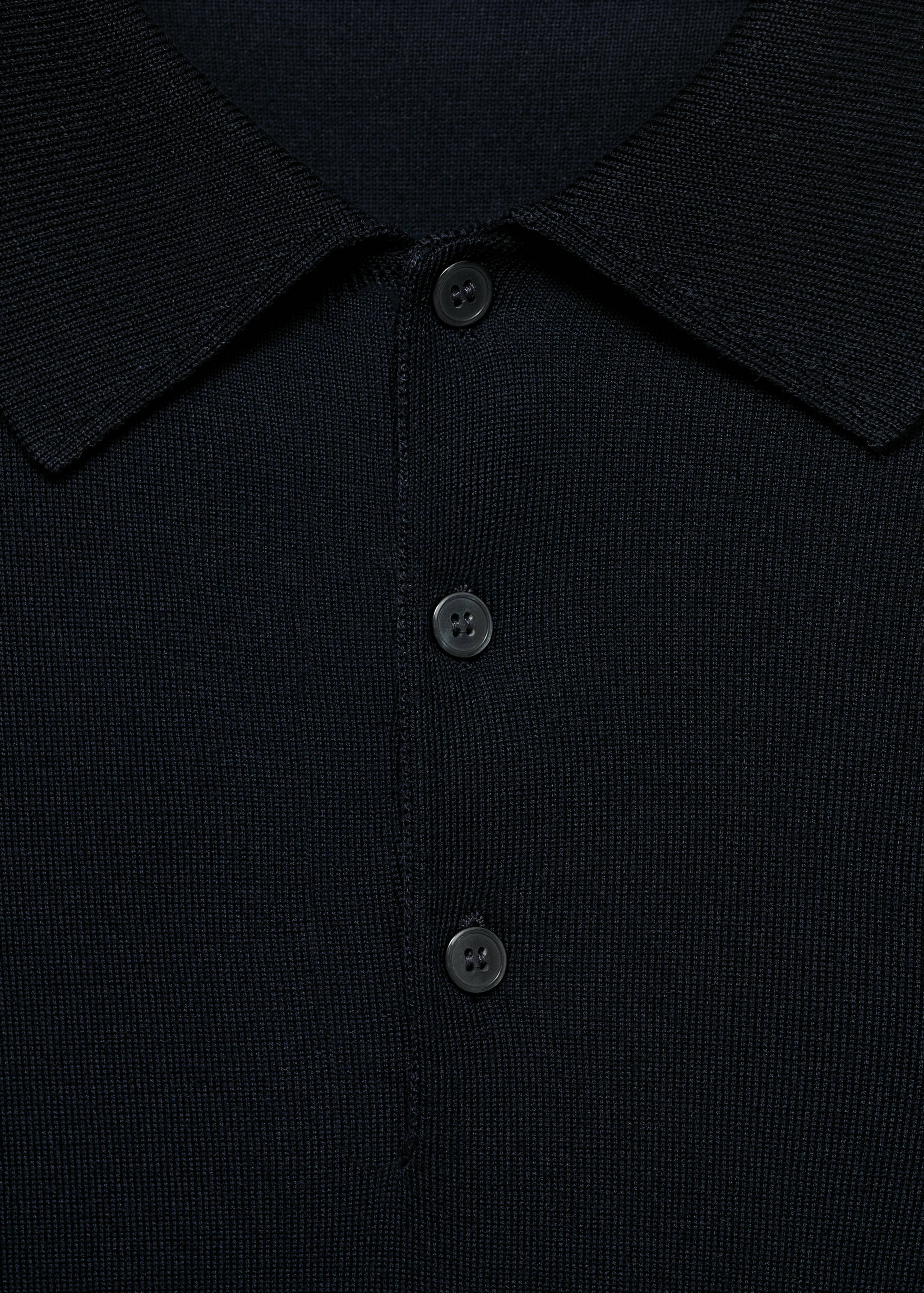 Feinstrick-Poloshirt aus Lyocell - Detail des Artikels 8