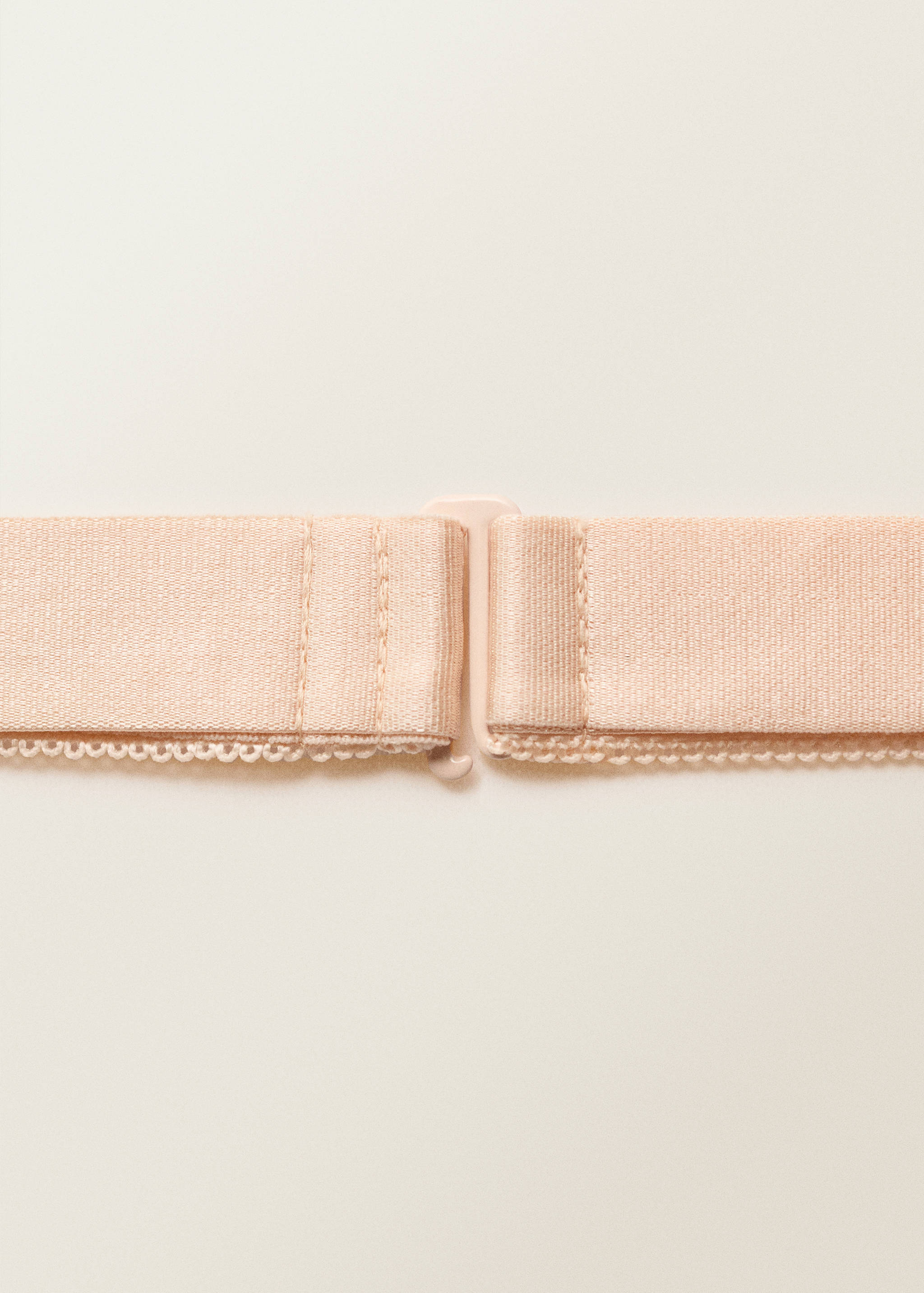 Semi-transparent bra with seam detail - Details of the article 0