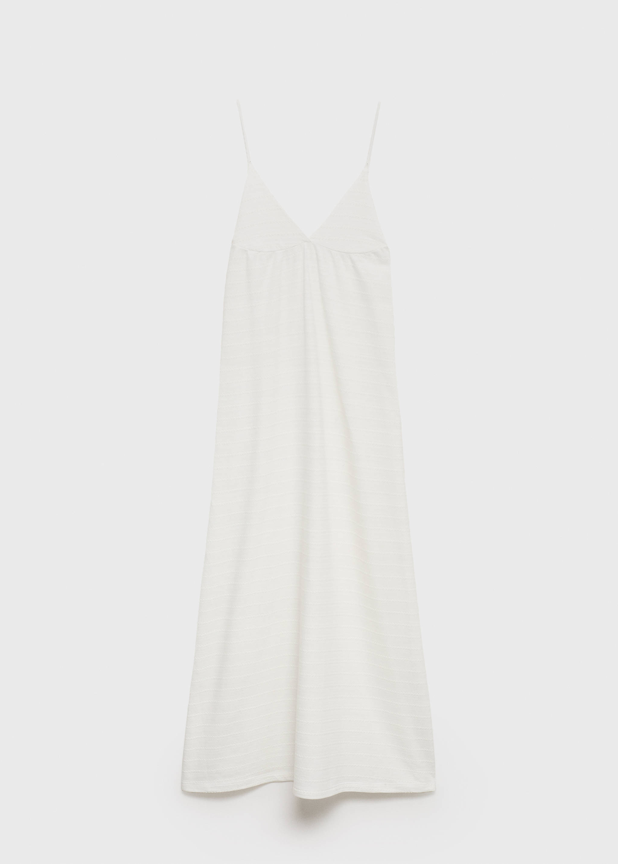 Long textured dress - Article without model