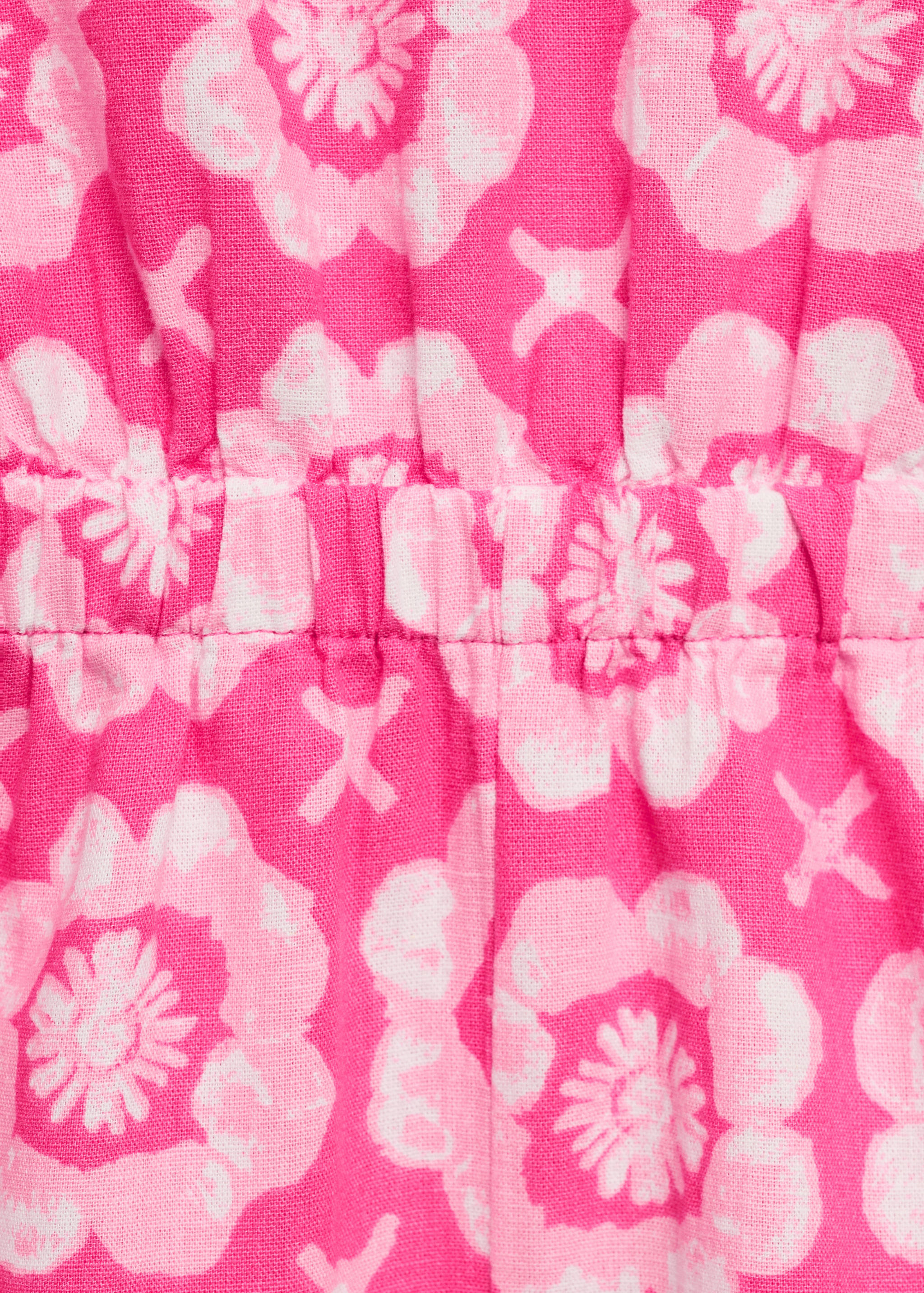 Linen-blend printed jumpsuit - Details of the article 8