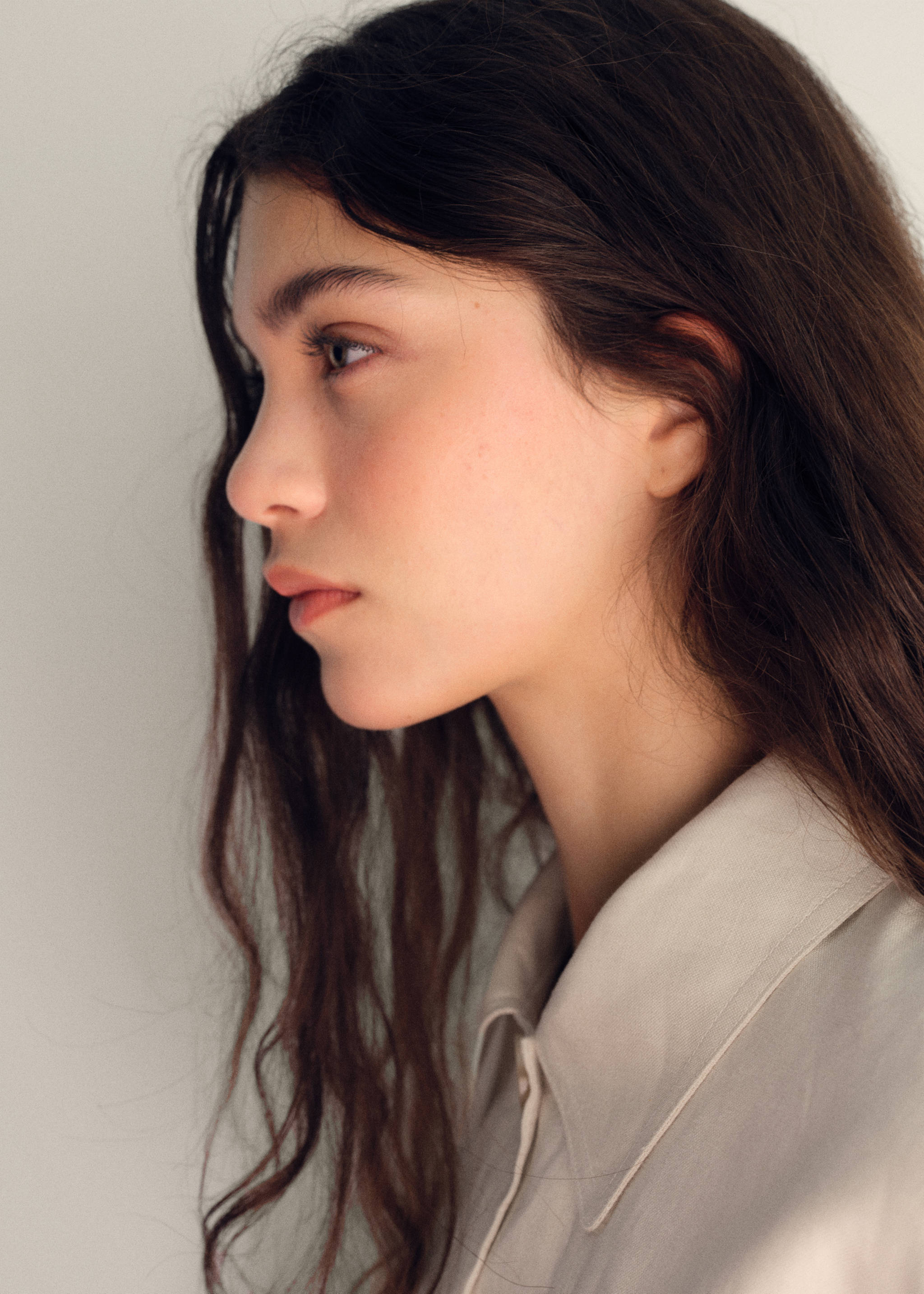 Pocket linen-blend jacket - Details of the article 1