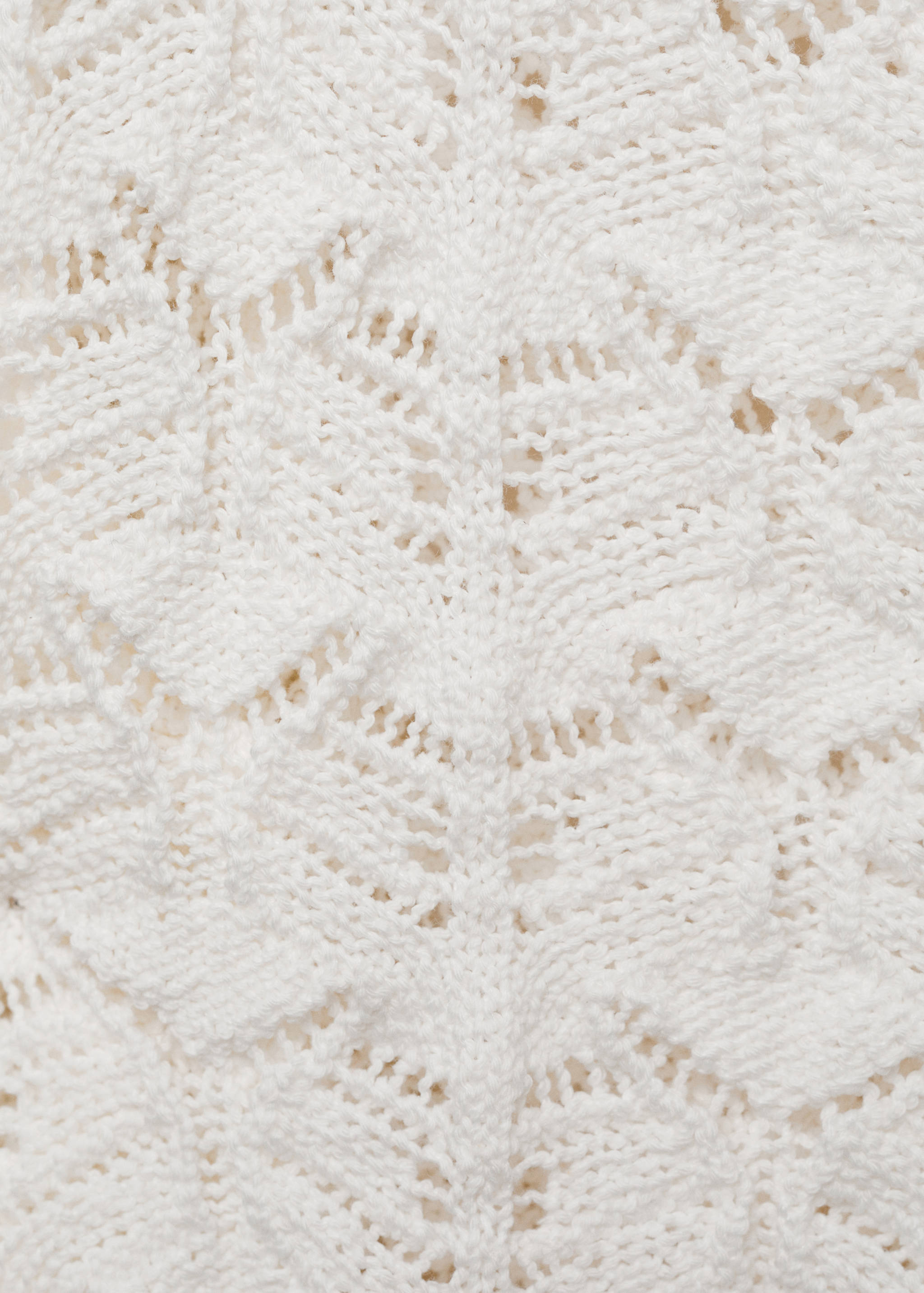 Ζακέτα από κροσέ με κλείσιμο με φιόγκο - Λεπτομέρεια του προϊόντος 0