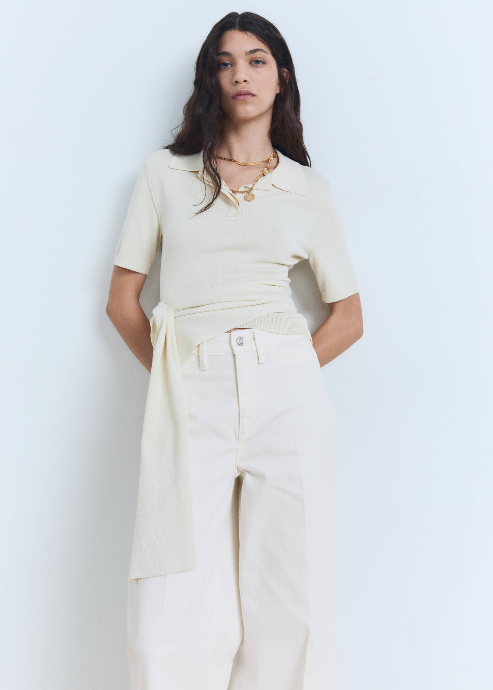 Jeans med hög midja och breda ben - Detaljer om artikeln 1