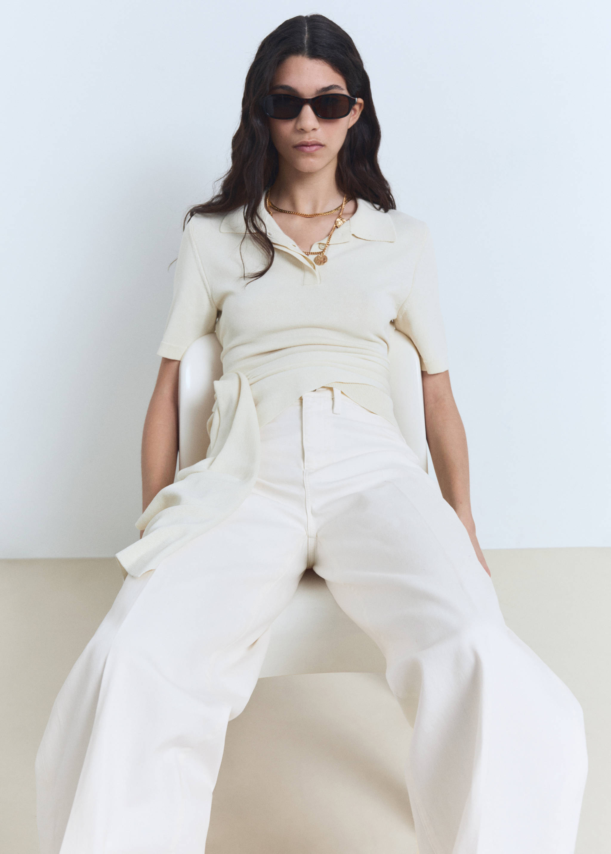 Jeans med hög midja och breda ben - Detaljer om artikeln 2