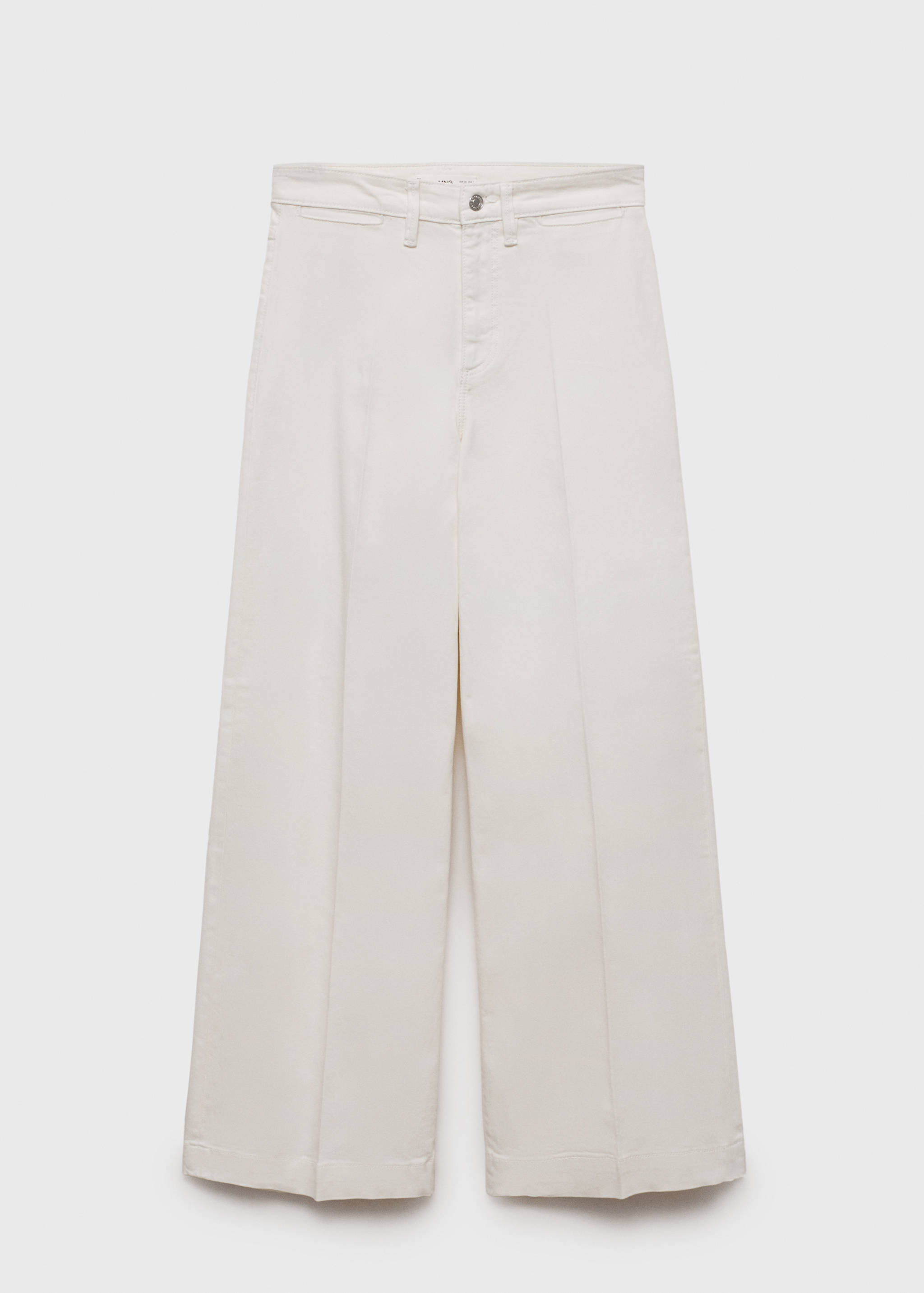 Jeans med hög midja och breda ben - Artikel utan modell