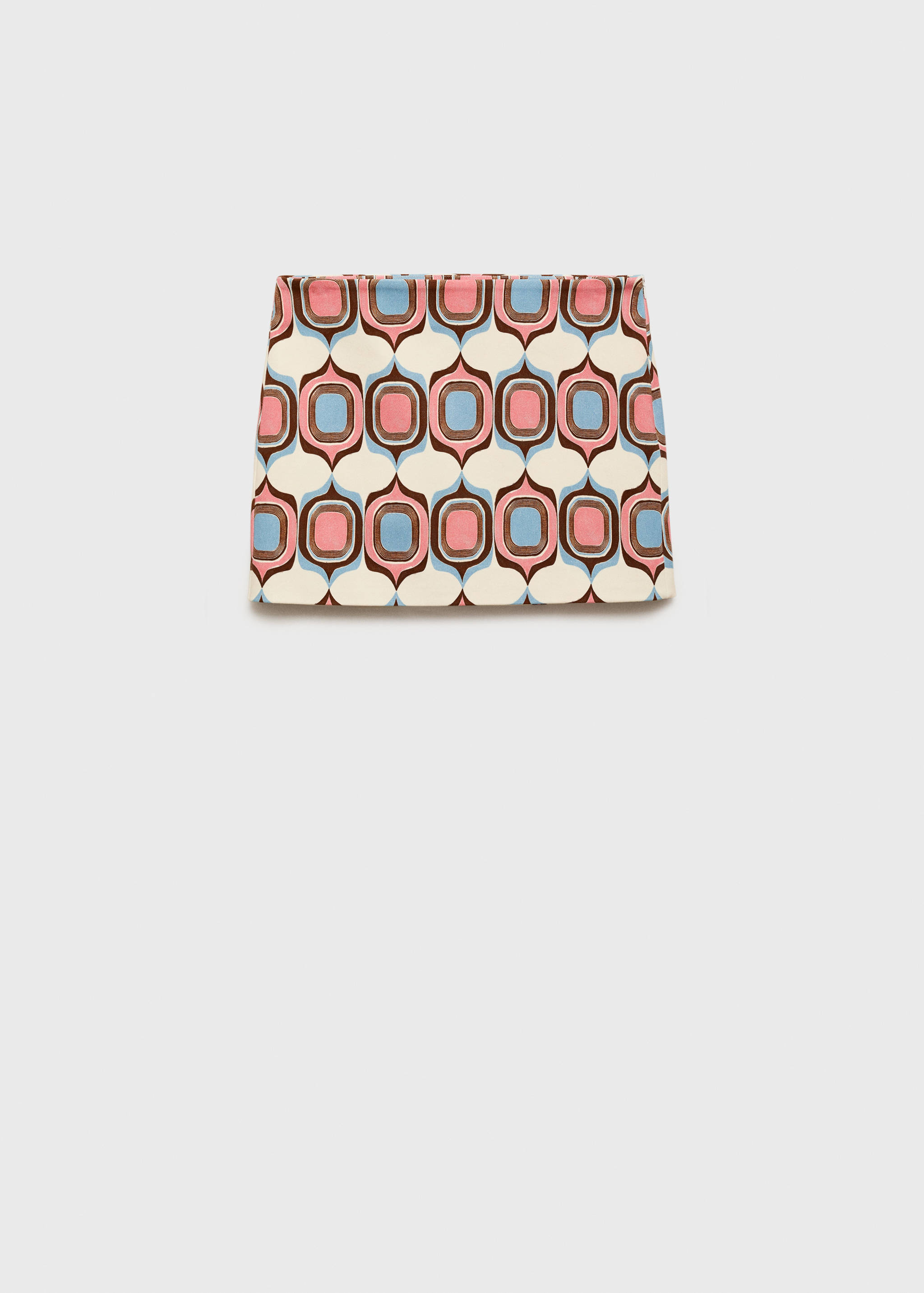 Printed short skirt - Article without model