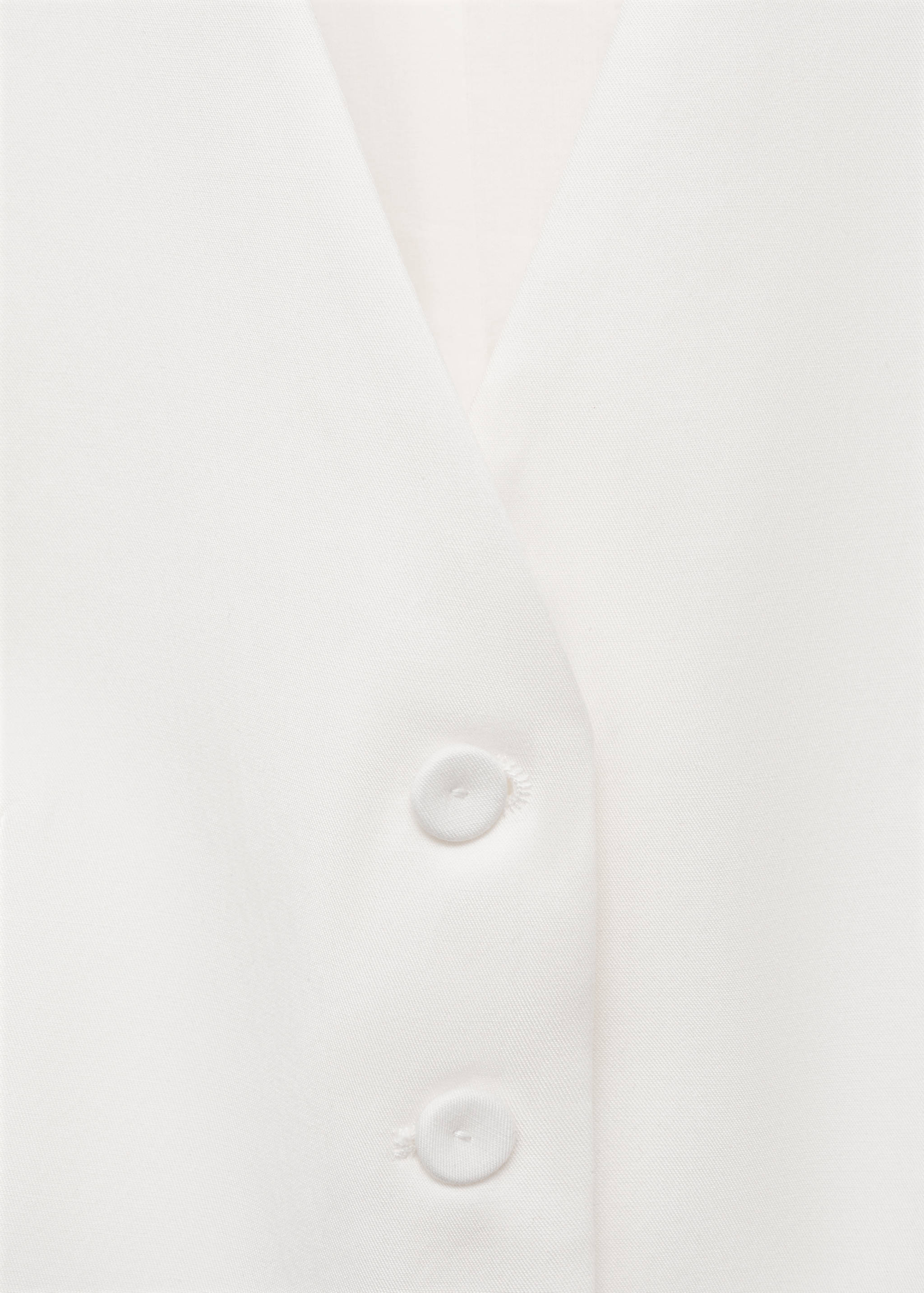 Straight lyocell suit vest - Details of the article 8