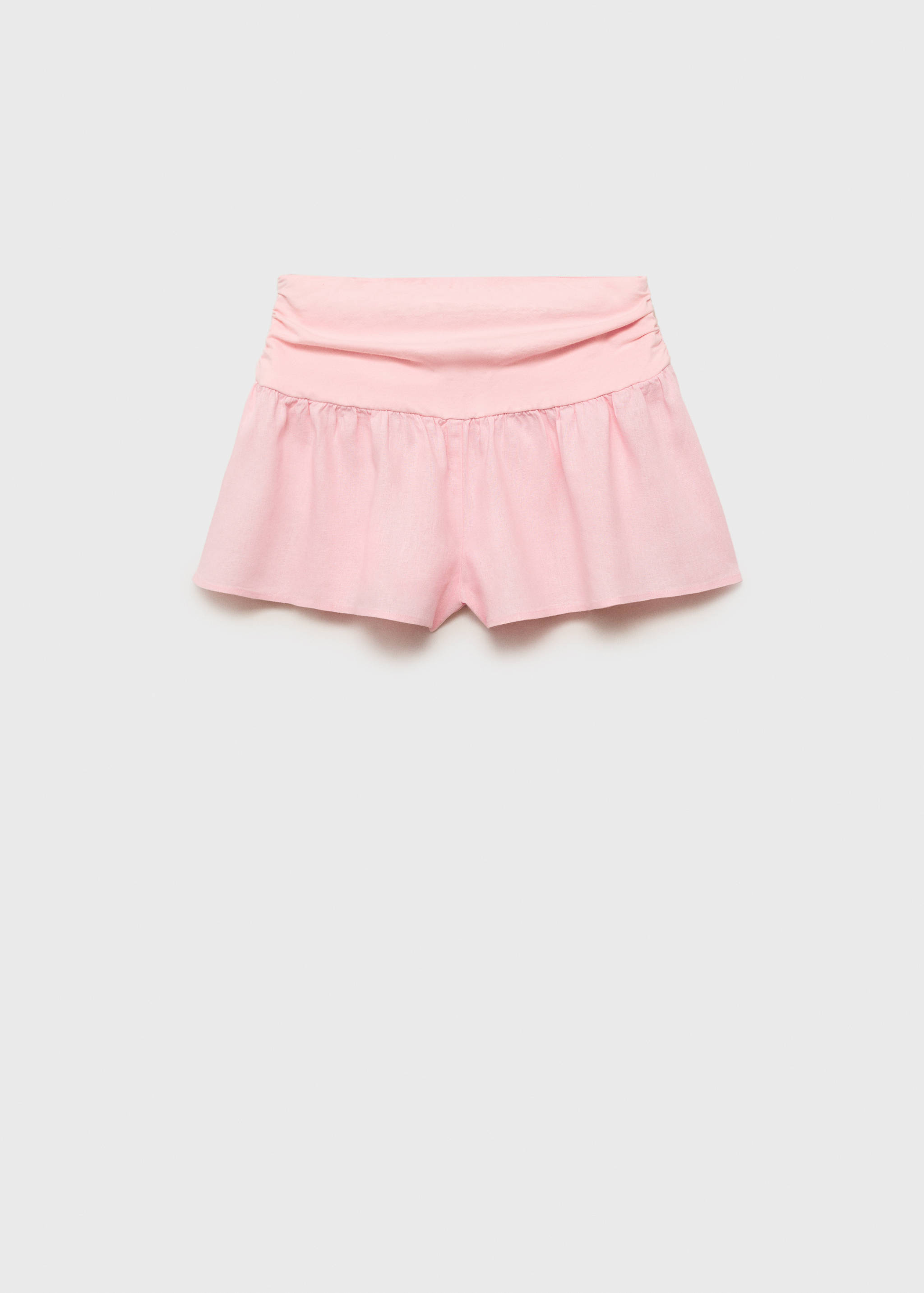 Short lin taille drapée - Article sans modèle