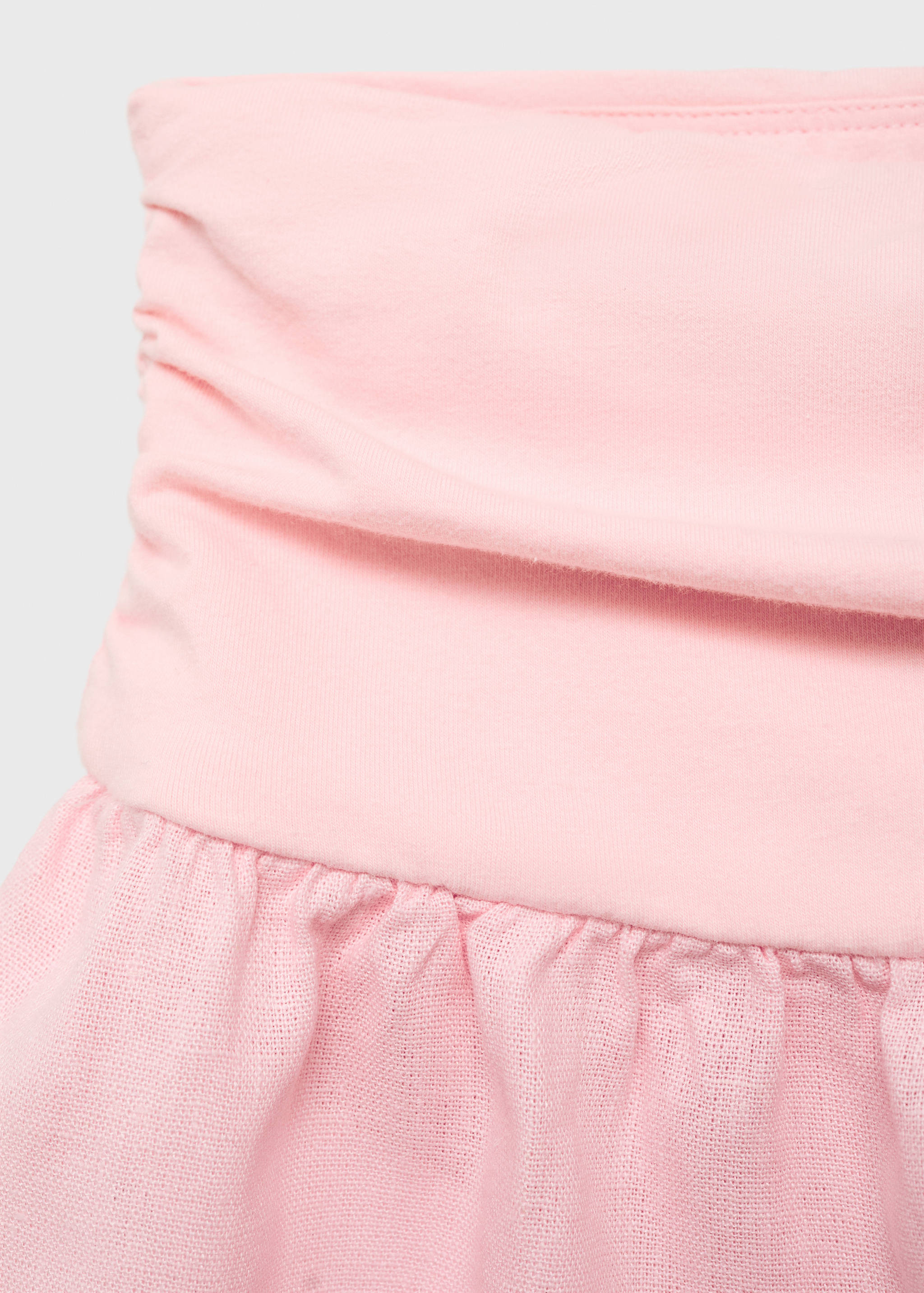 Short lin taille drapée - Détail de l'article 0