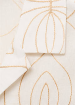 Shirt with embroidered bowling collar — White 10