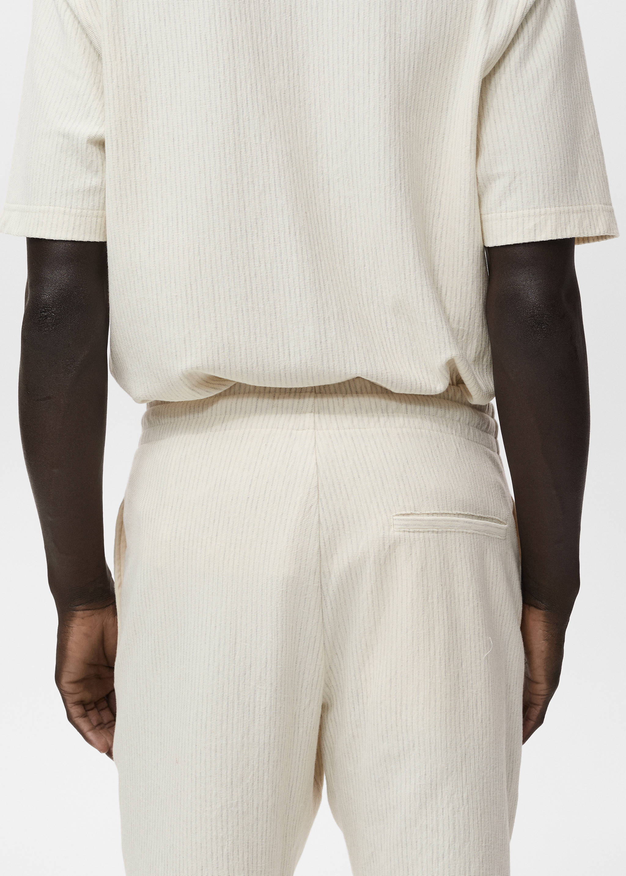 Bermuda en coton à rayures - Détail de l'article 6