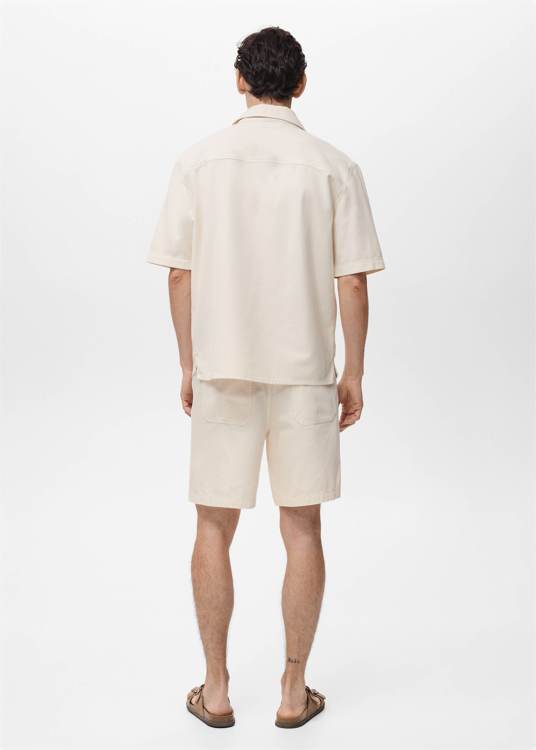 Chemise poche coton et lyocell - Verso de l’article