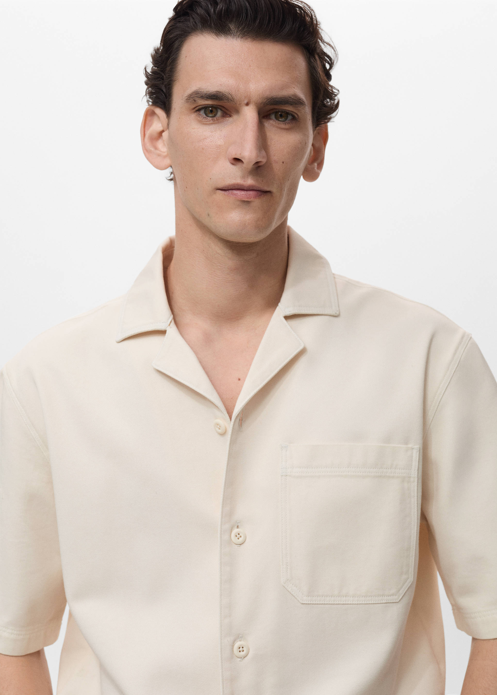 Chemise poche coton et lyocell - Détail de l'article 1